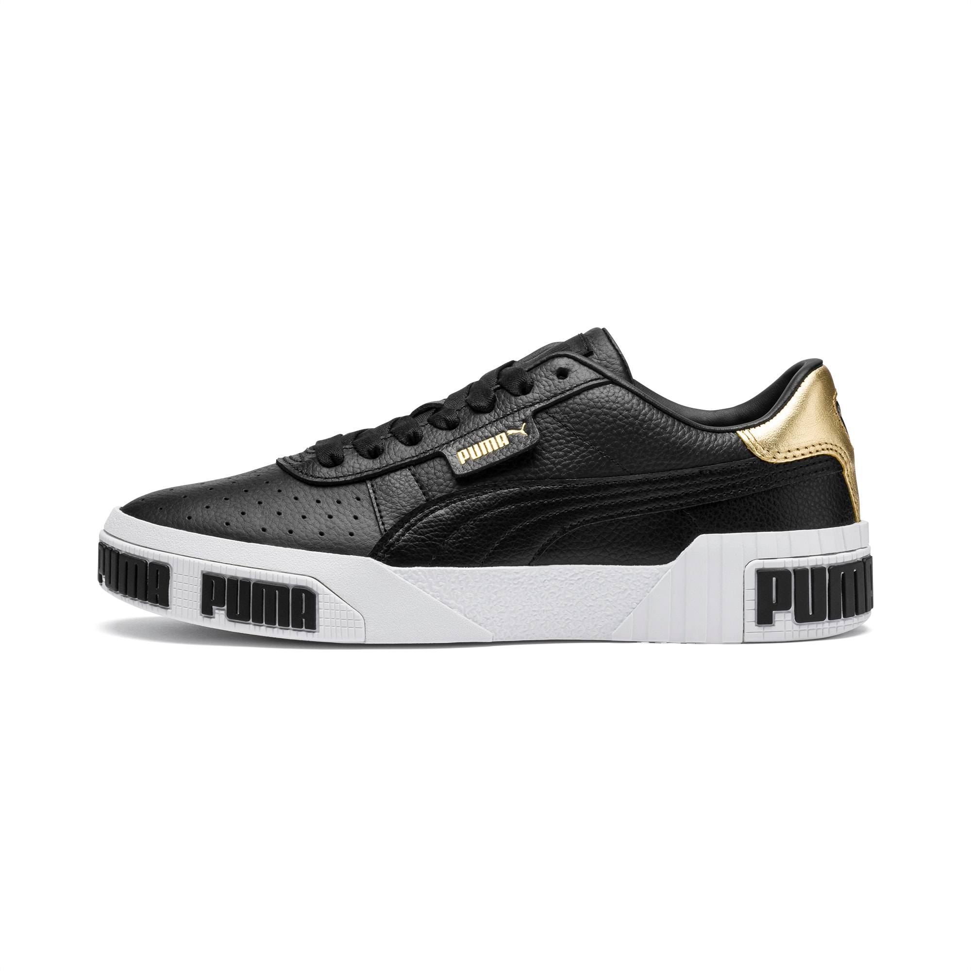 puma womens trainers black and gold