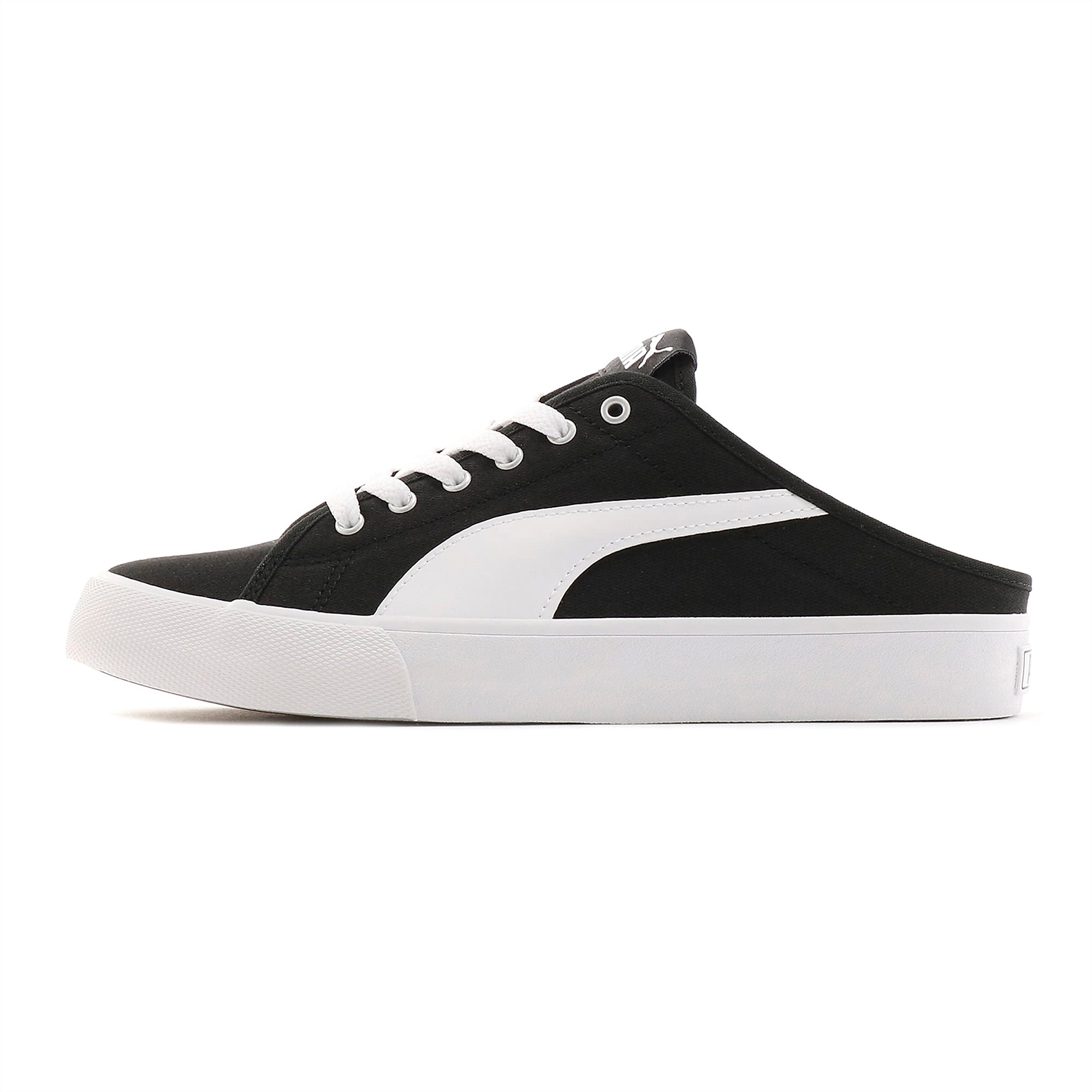 puma black canvas shoes