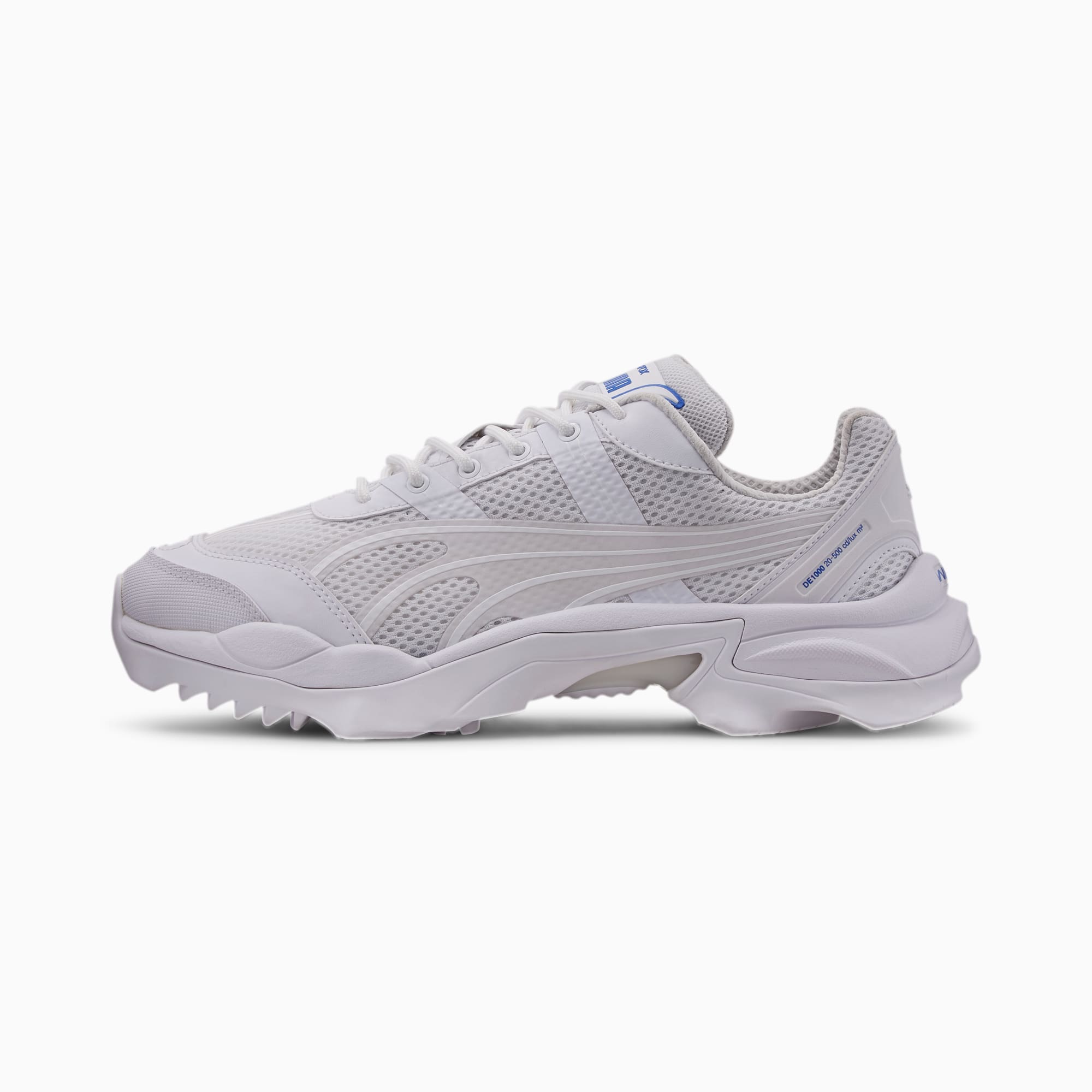 puma white mesh sports shoes