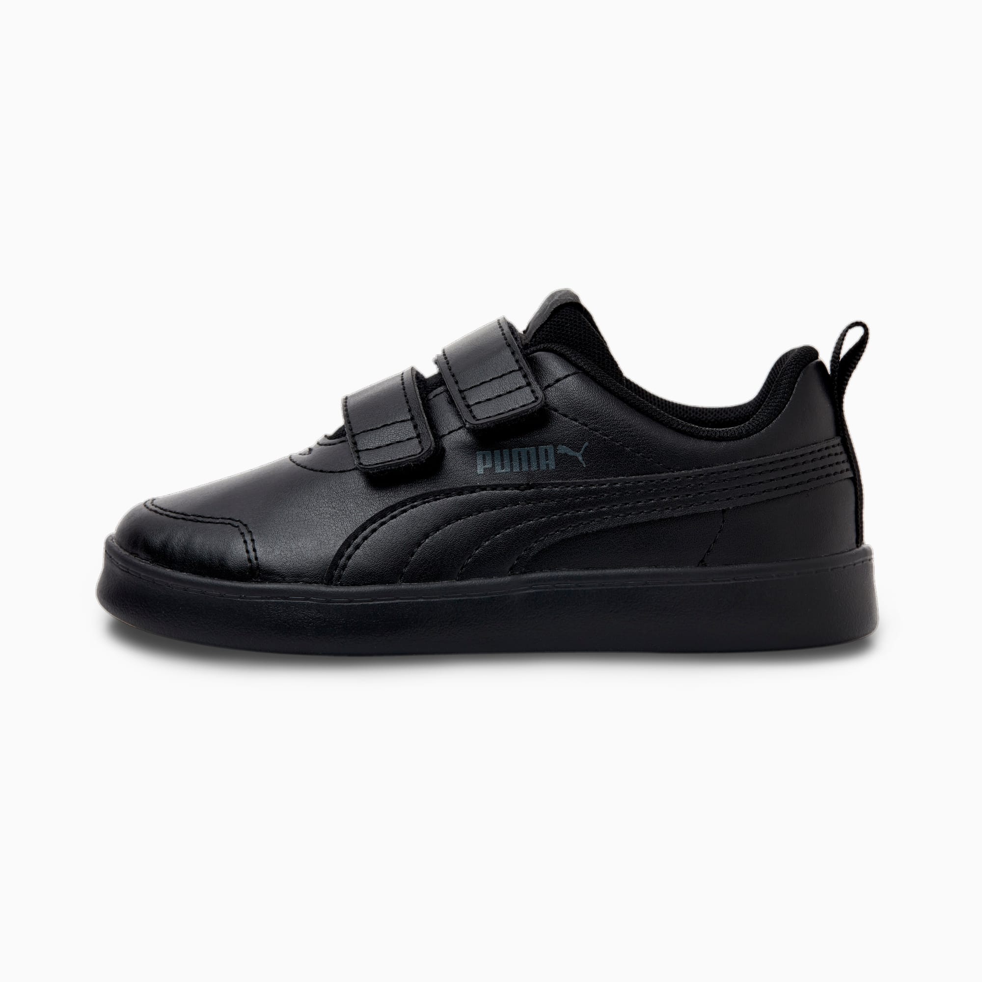 PUMA Shop Puma | | V2 Kids\' Puma Black-Dark Shadow | Trainers Courtflex PUMA All