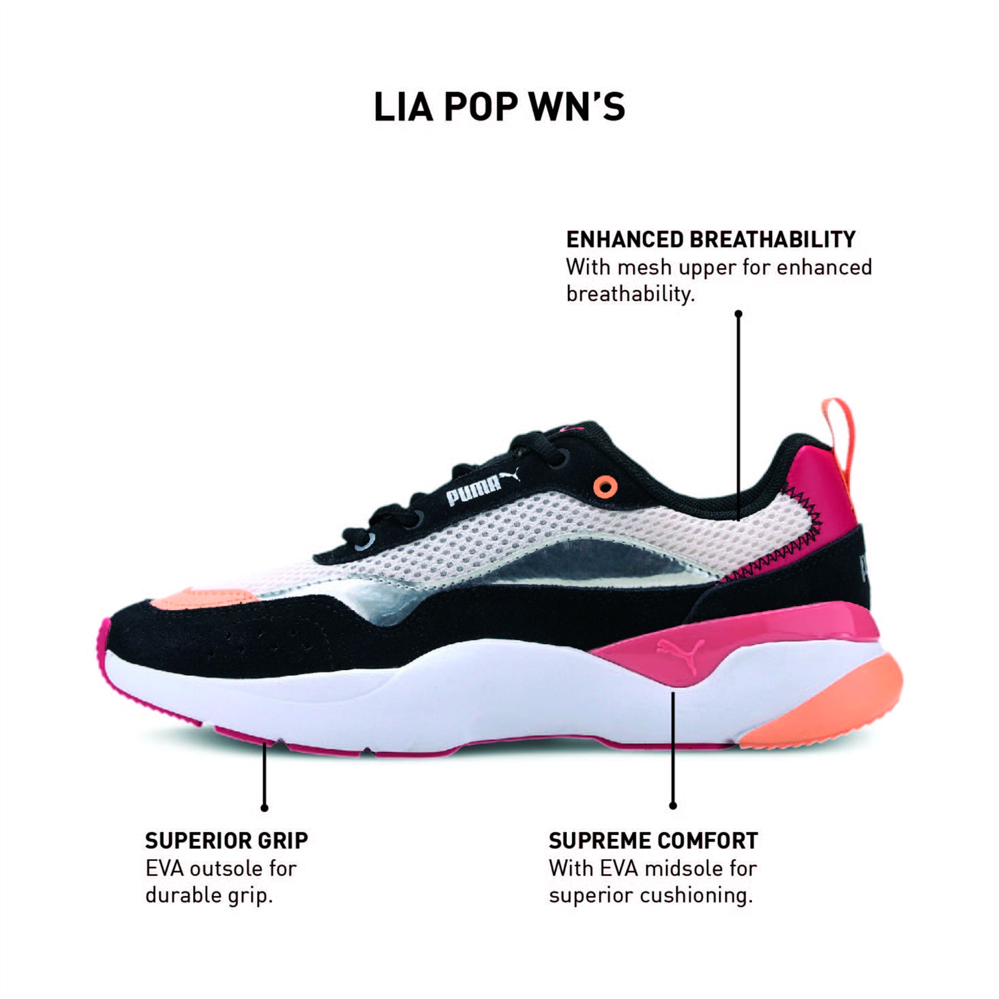 puma lia pop women's