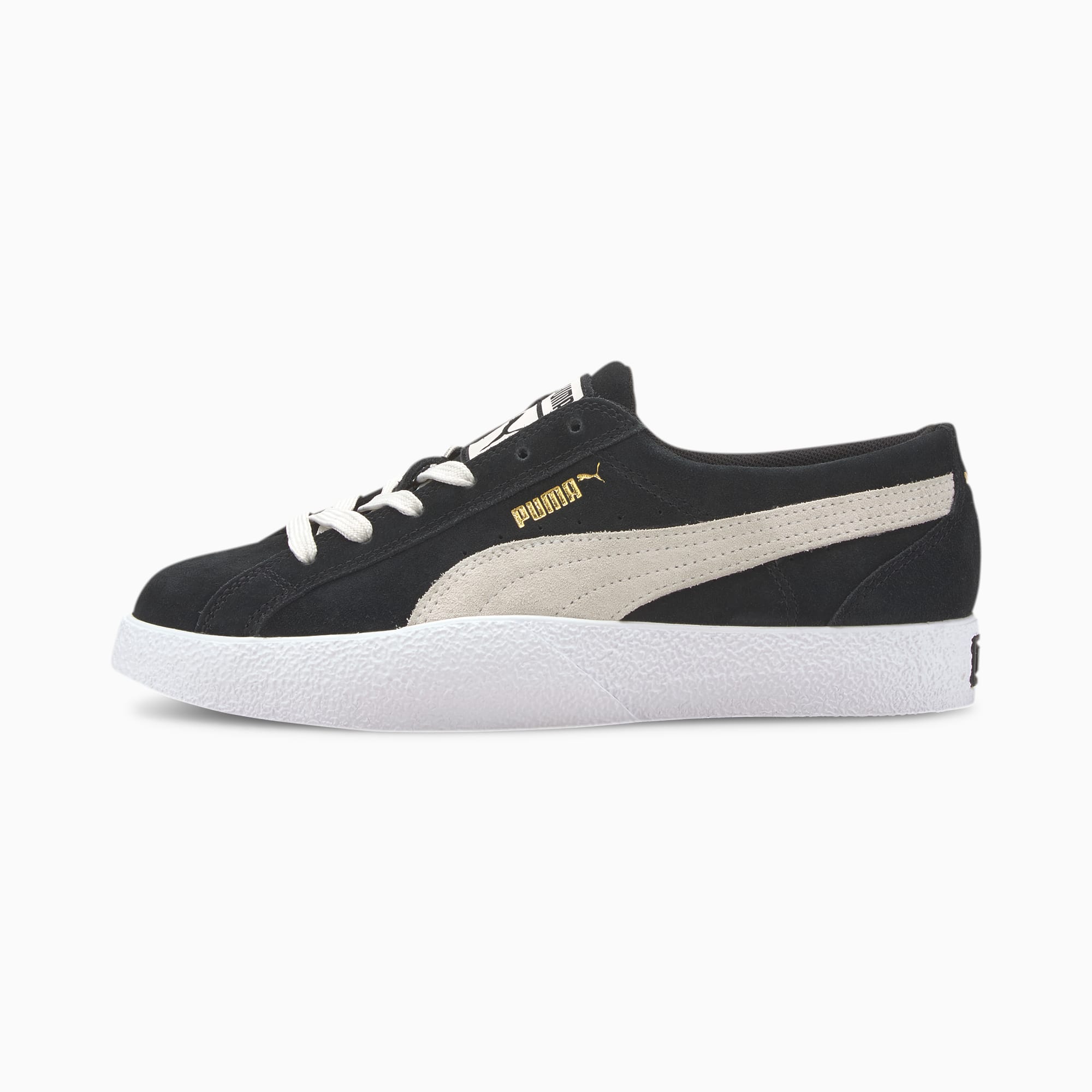 womens black suede puma shoes