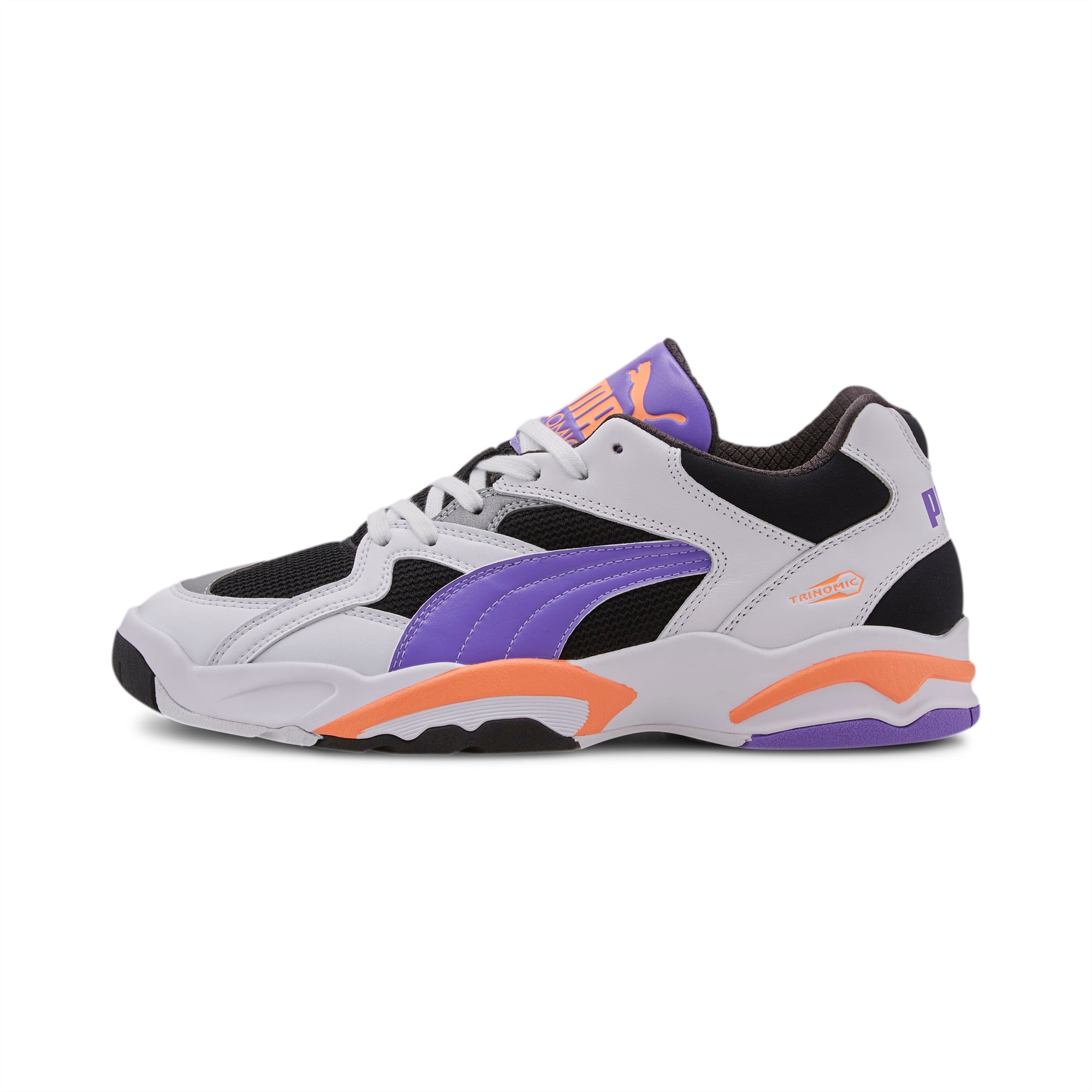 purple orange sneakers