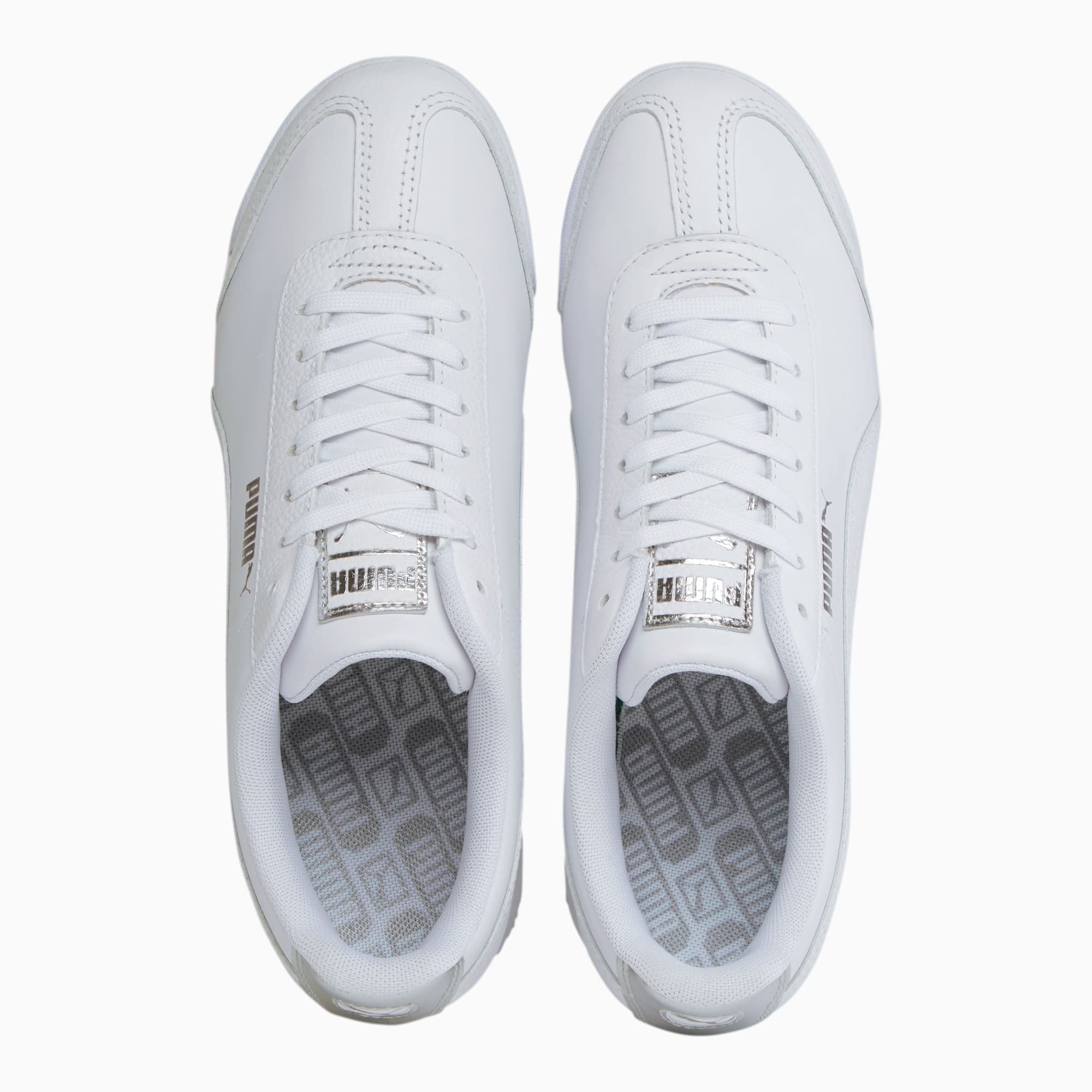 Roma amor leather metallic online women's sneakers