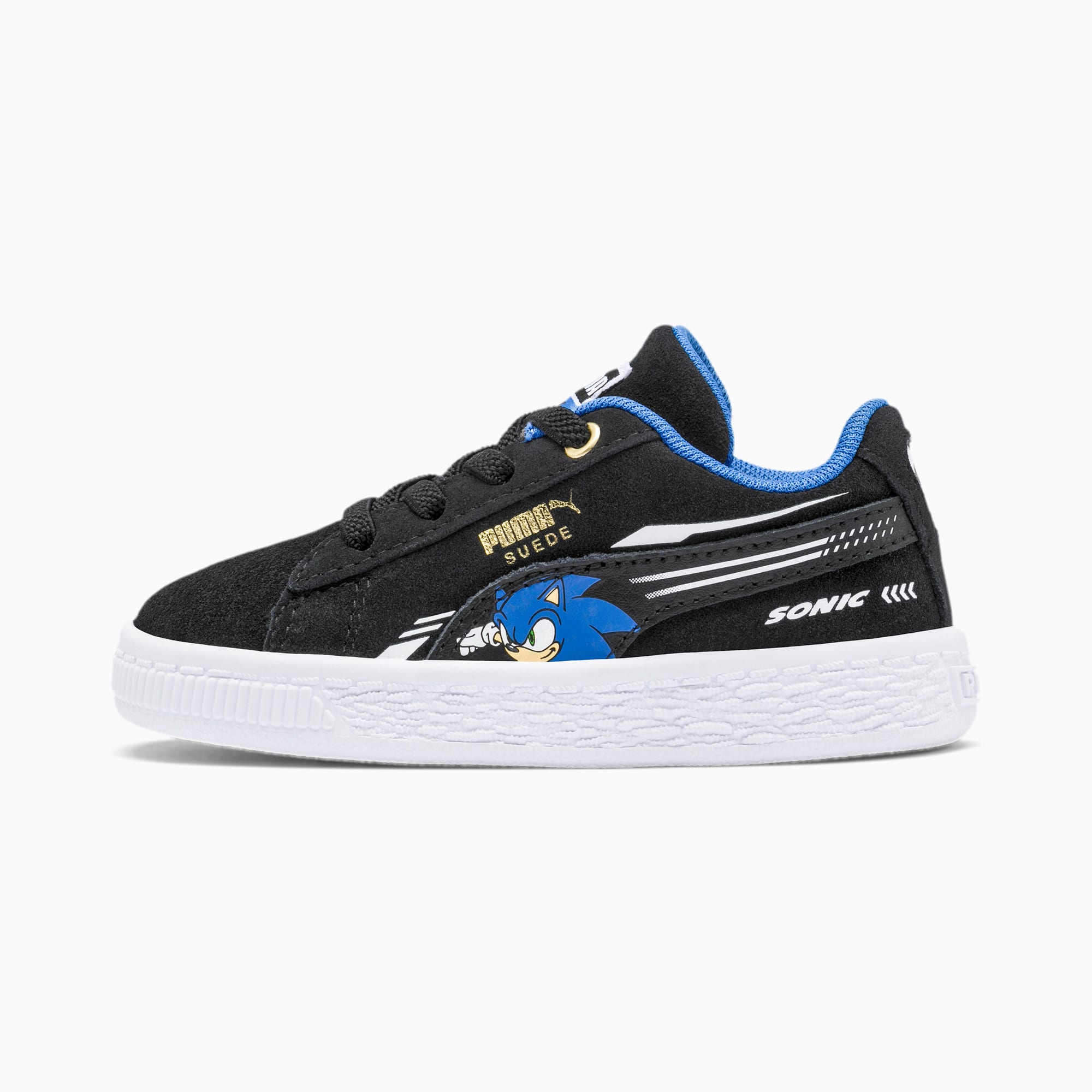 PUMA x SEGA Suede SONIC Babies' Trainers | Puma Black | PUMA Suede | PUMA