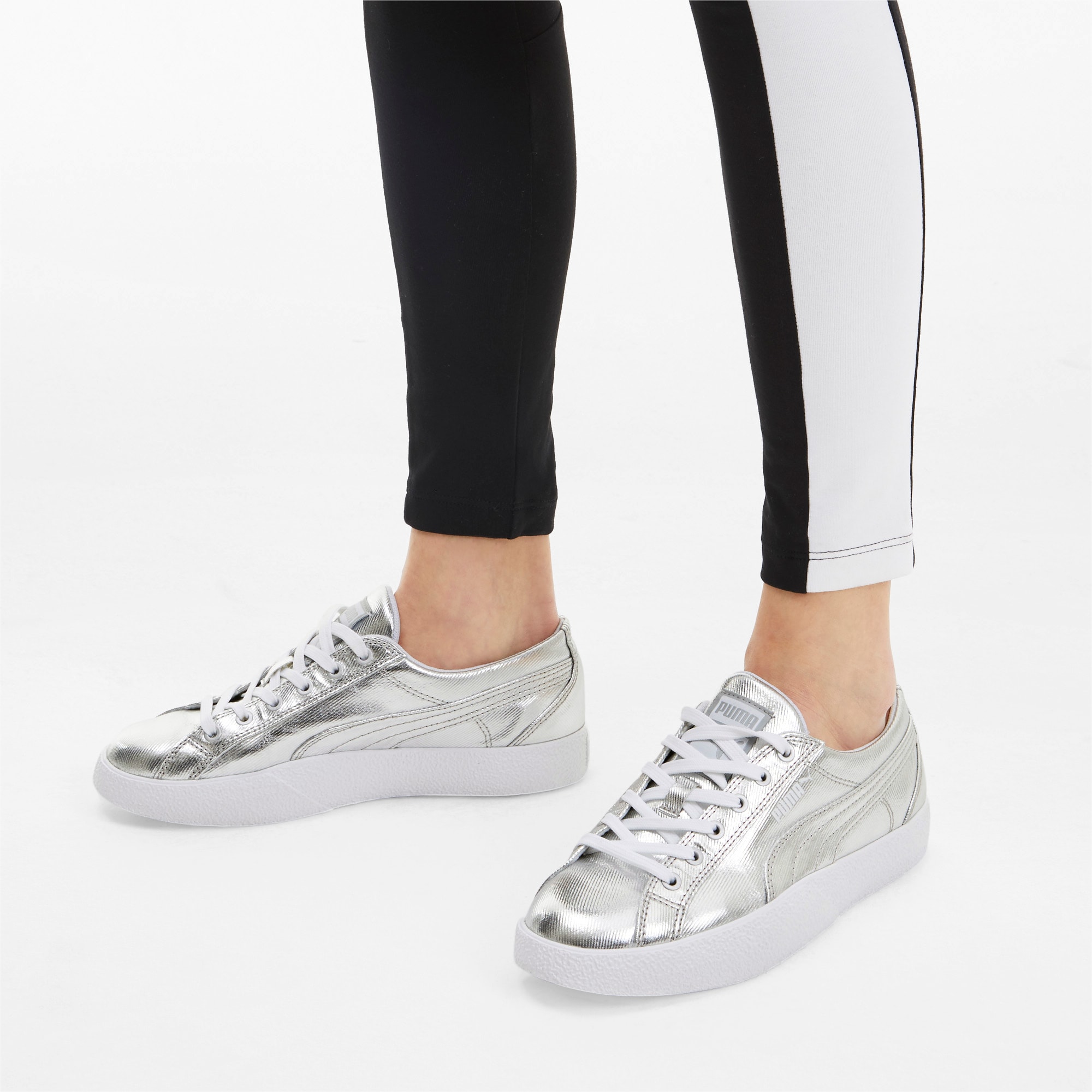Puma silver shoes deals