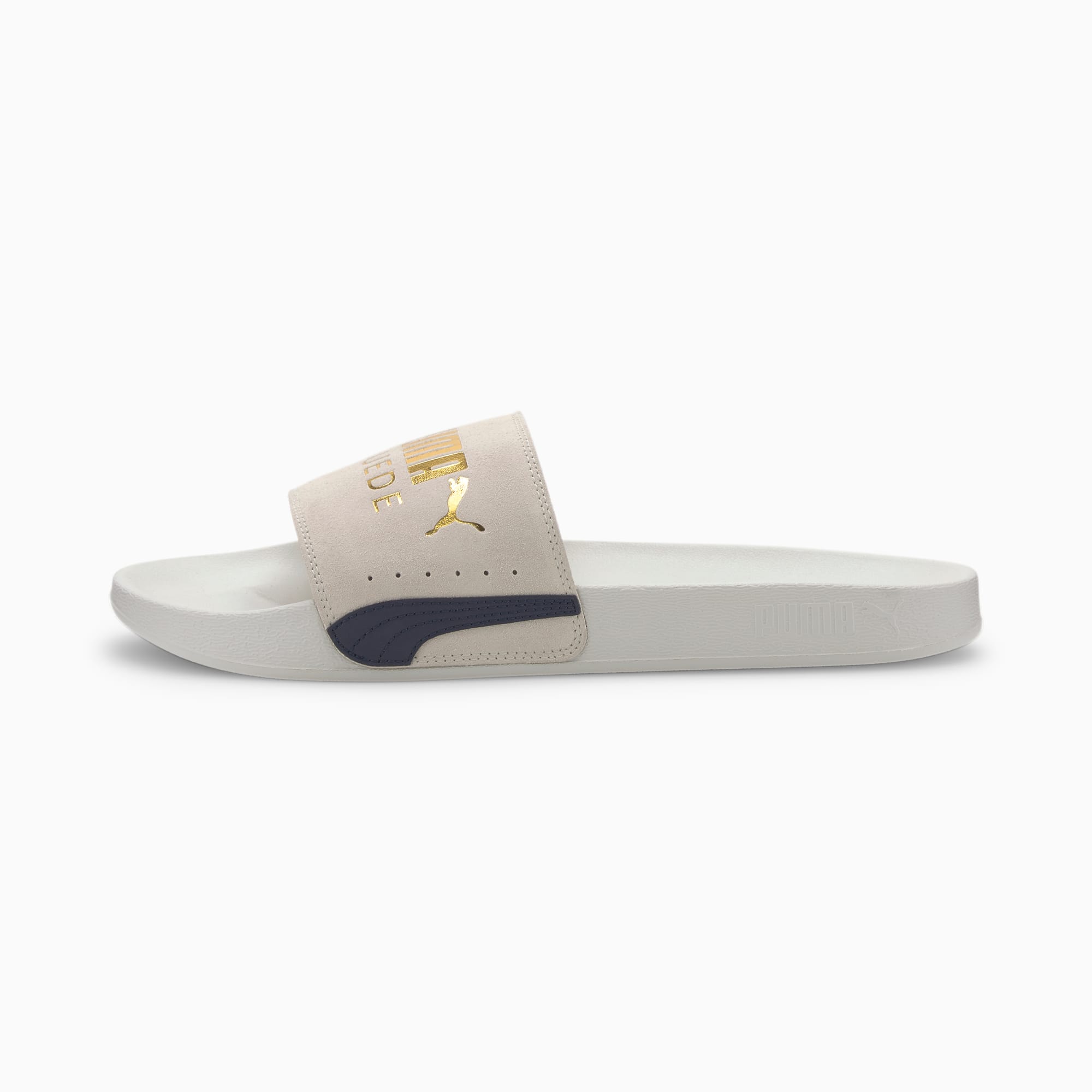 puma leadcat suede slides