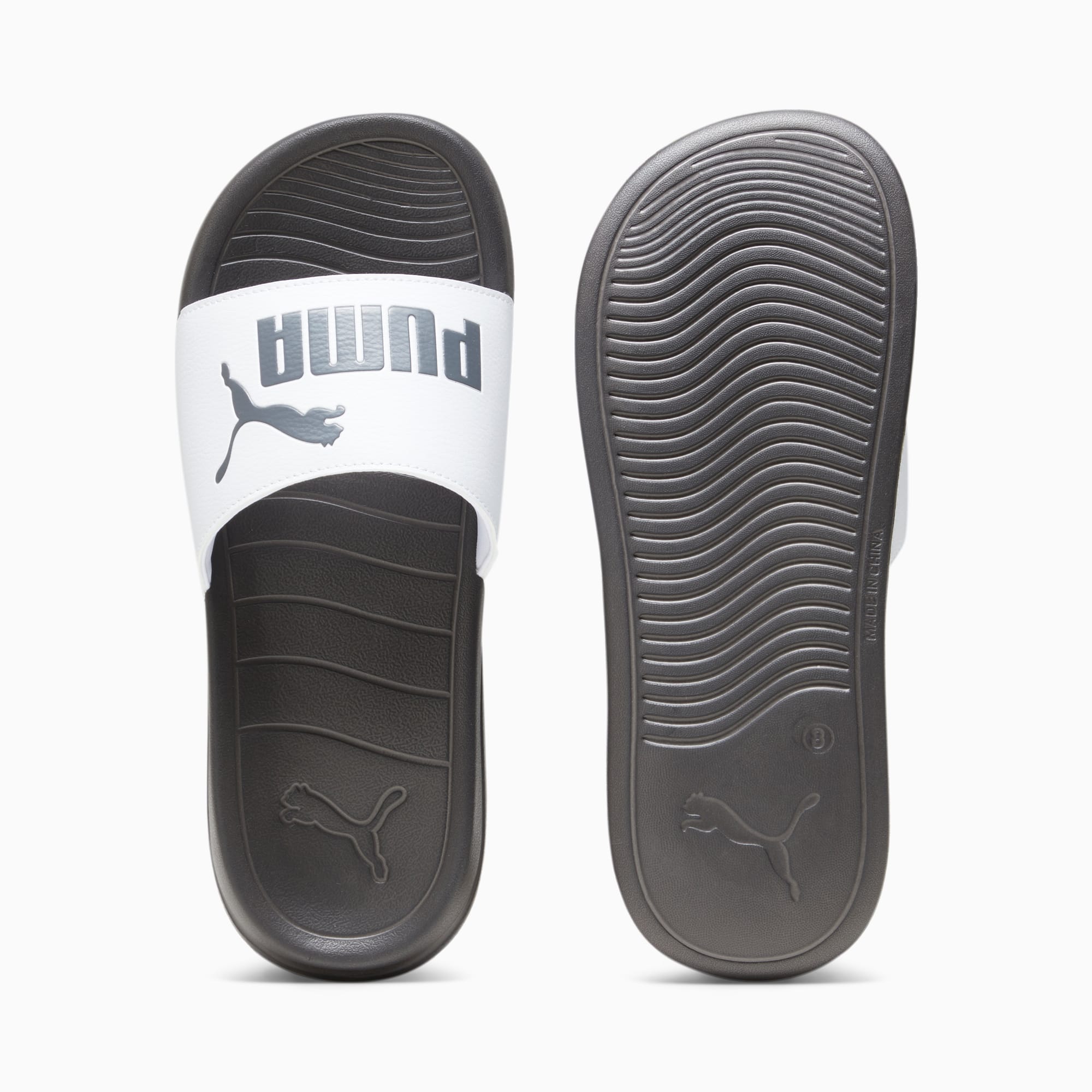 Popcat 20 Sandals, PUMA White-Dark Coal, large