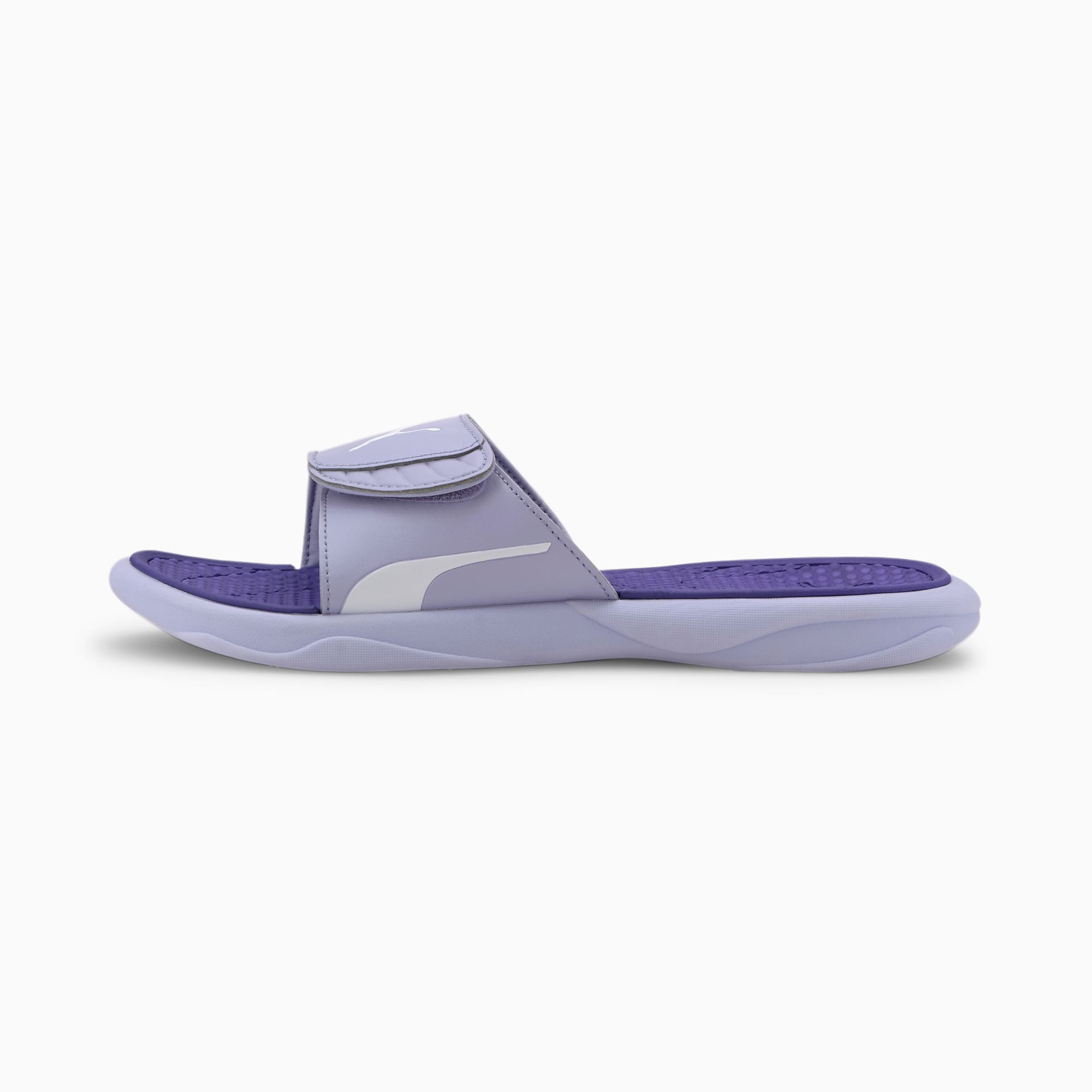 puma purple slides