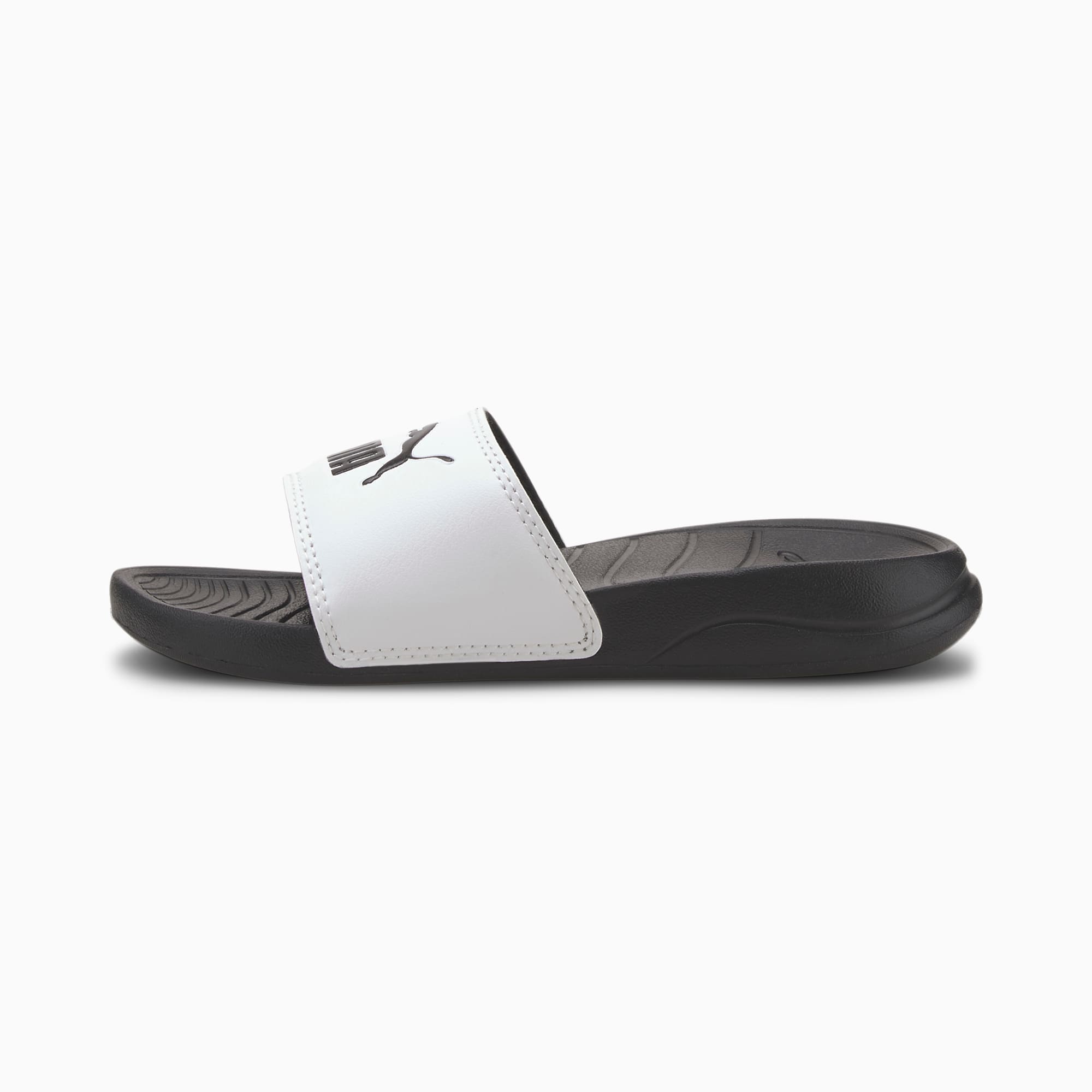 Popcat 20 Kids' Sandals, Puma White-Puma Black, large-SEA