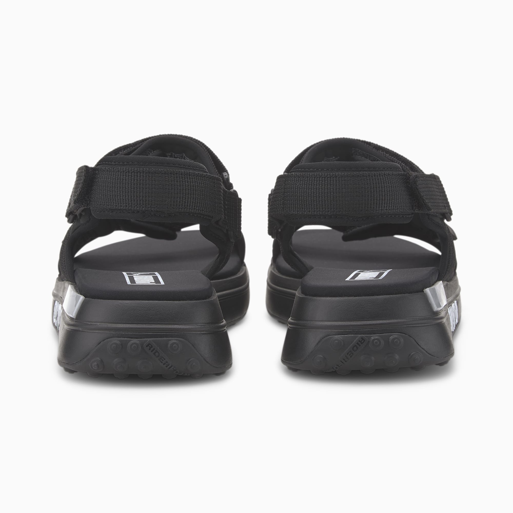 puma black rider sandals
