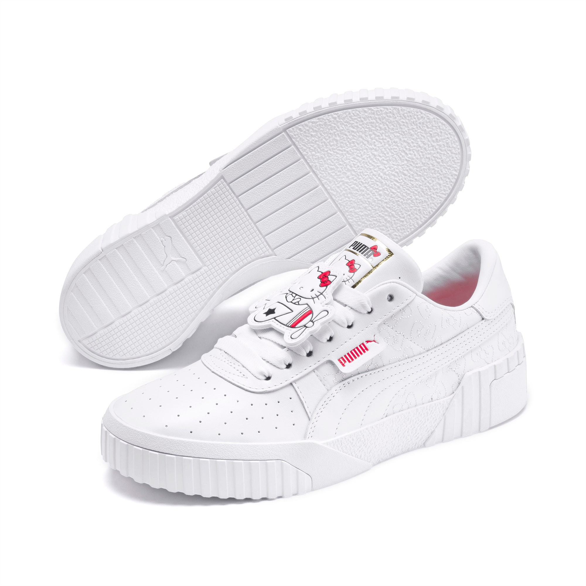 puma all white cali