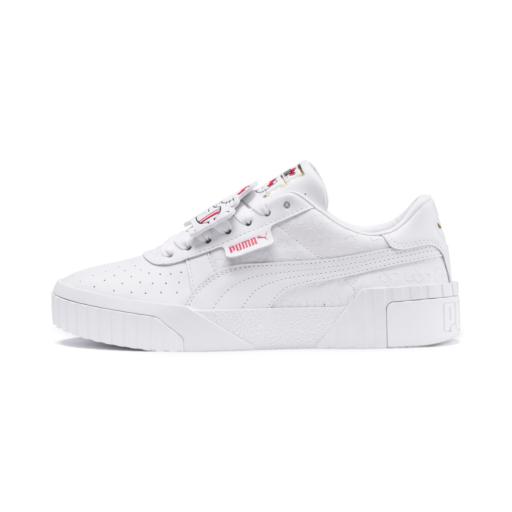 puma all white cali