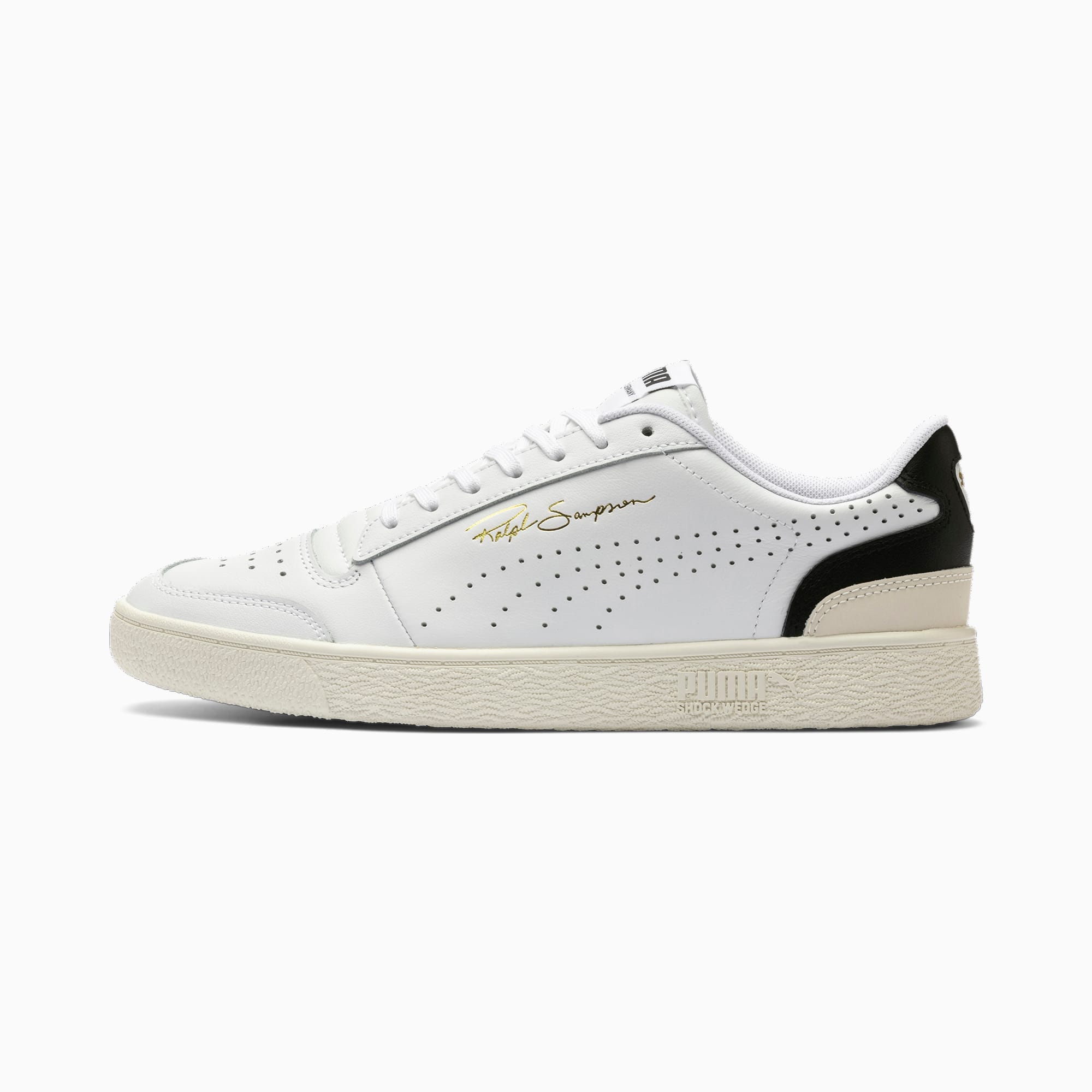 ralph sampson lo perforated soft trainers