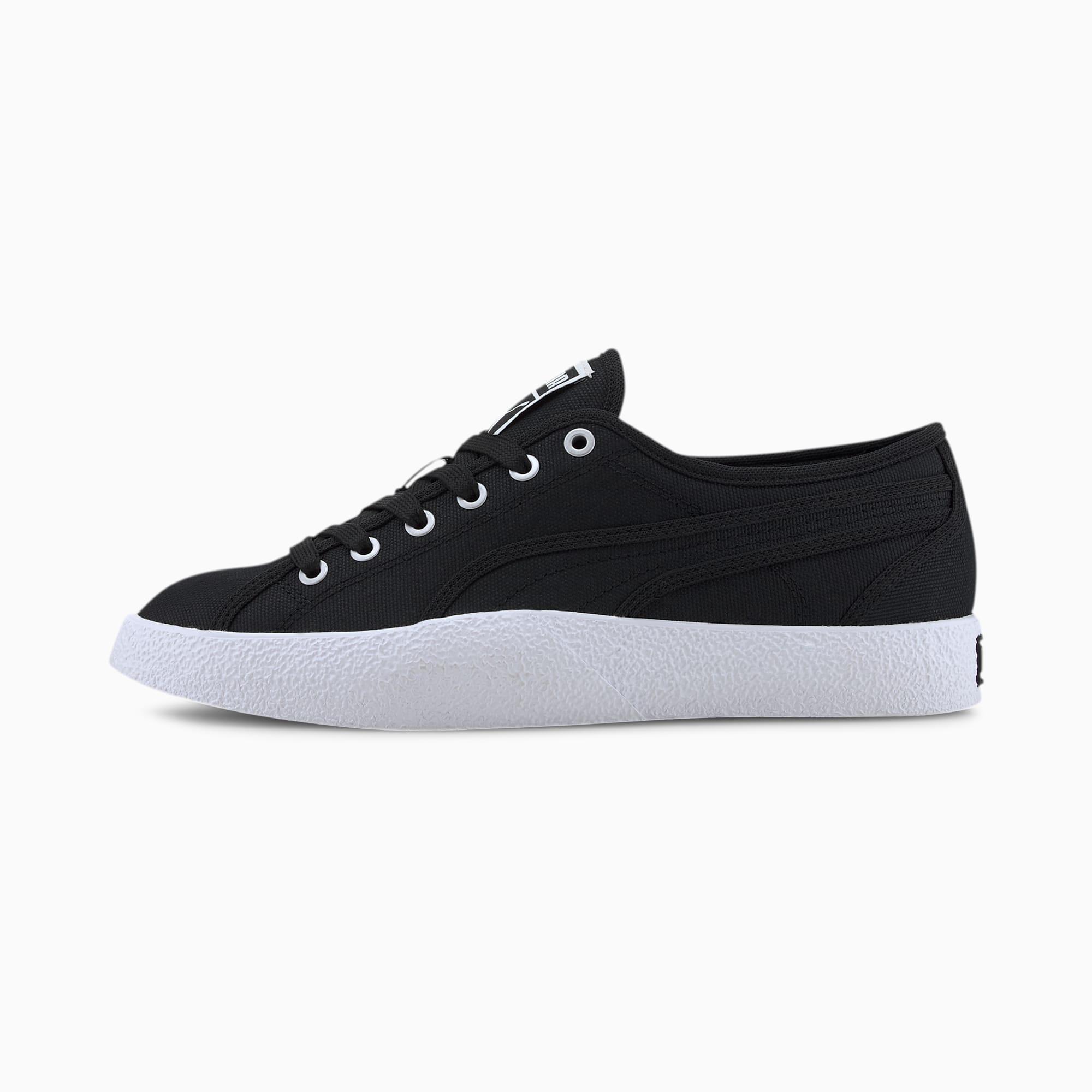 womens black canvas trainers