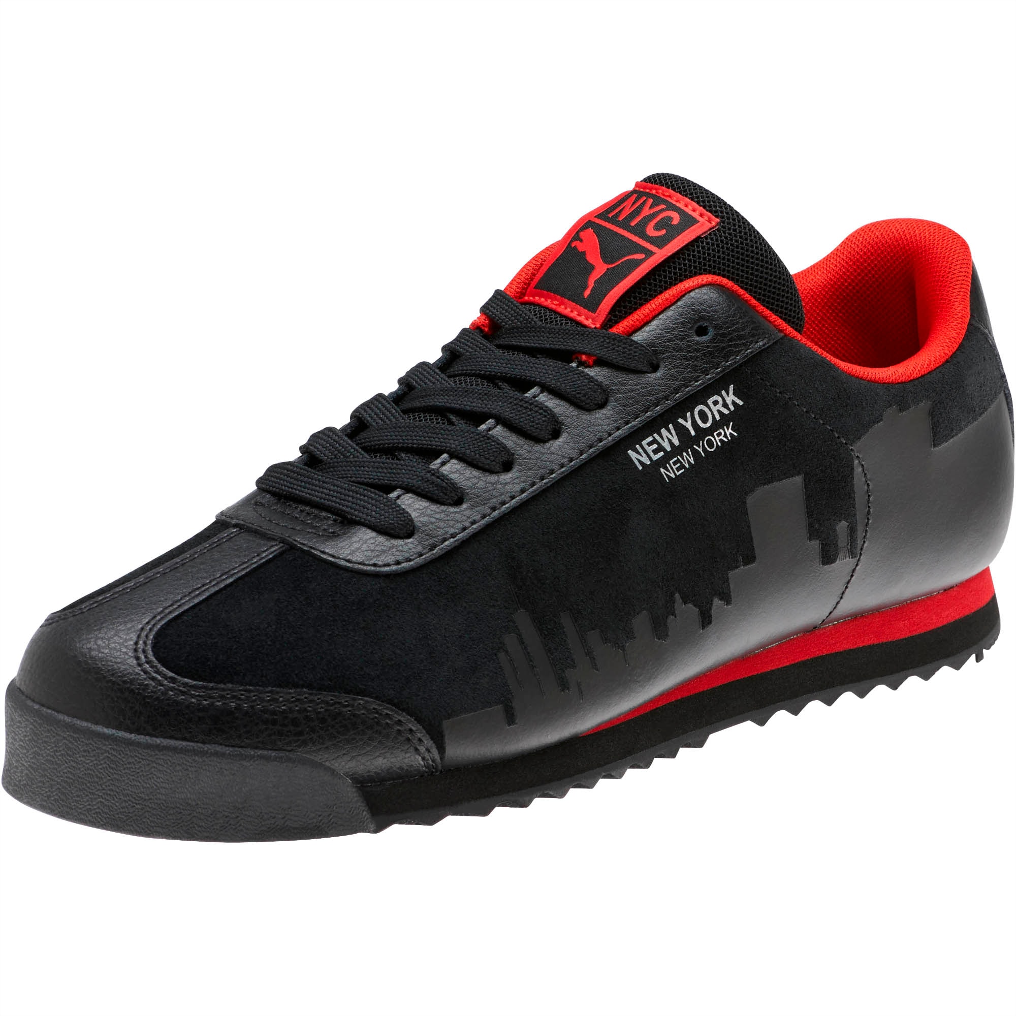 puma roma red and black