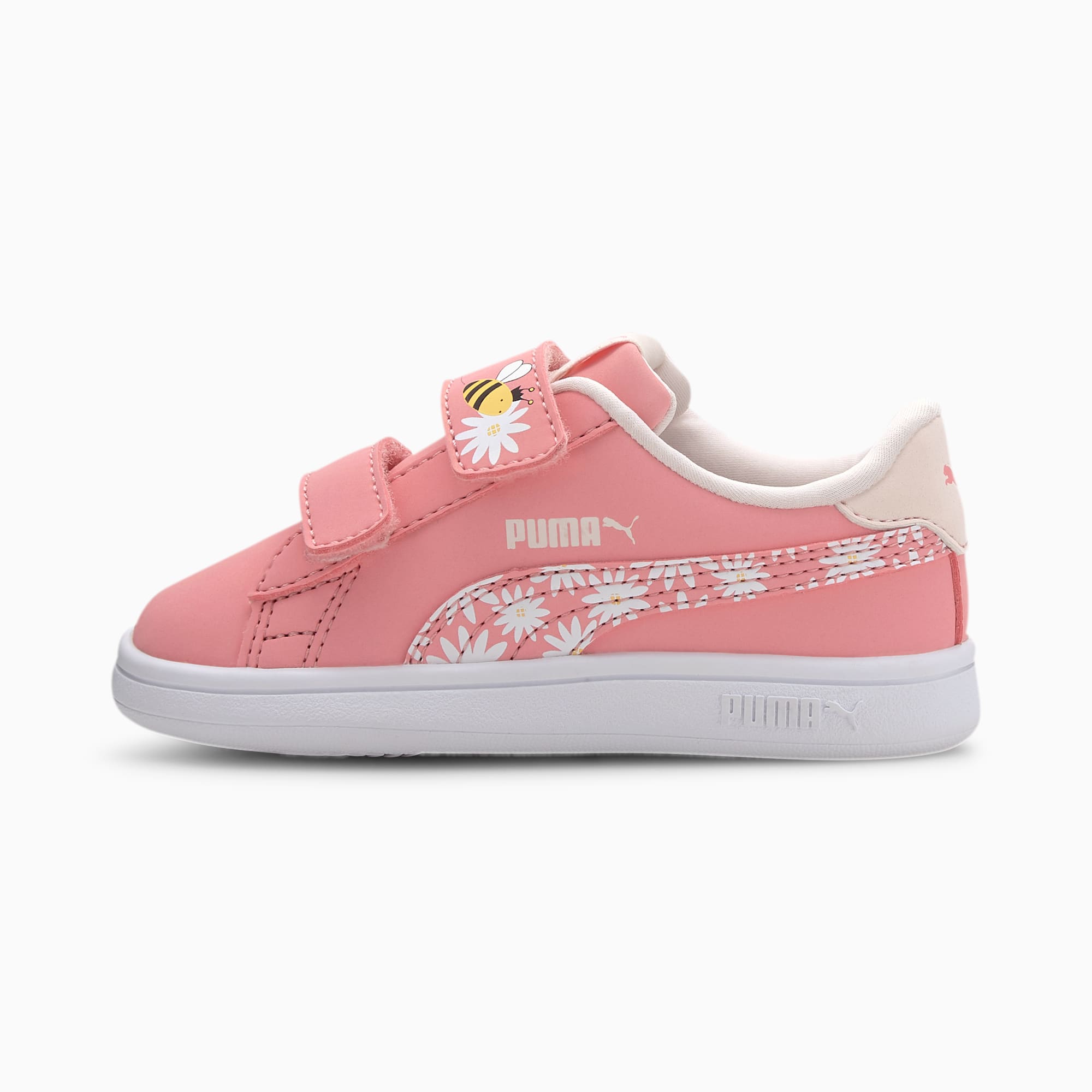 white trainers with bees