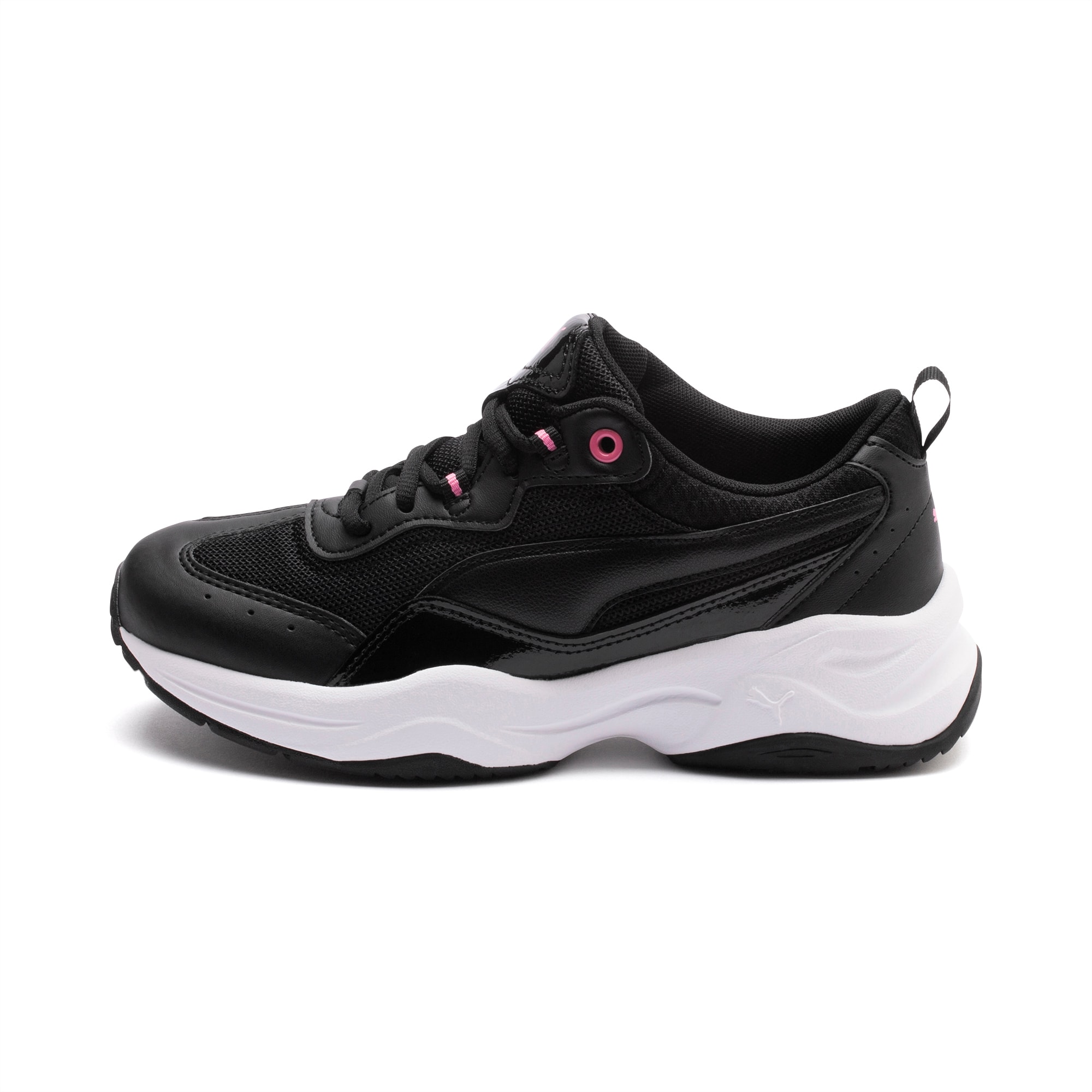 black and pink womens trainers
