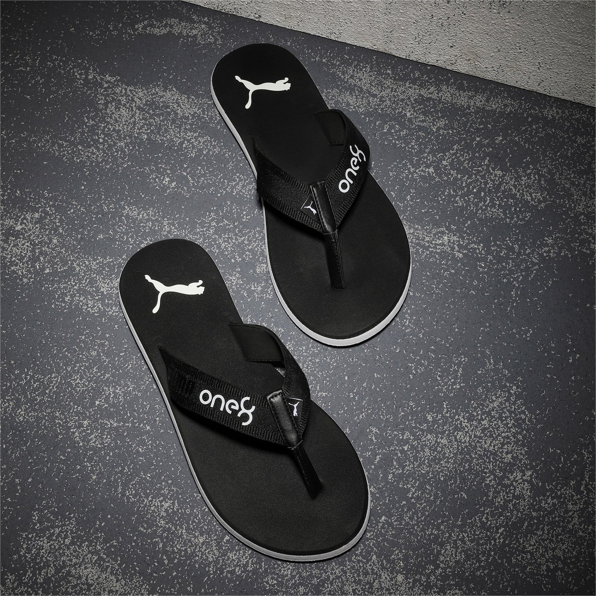 puma one8 slides black