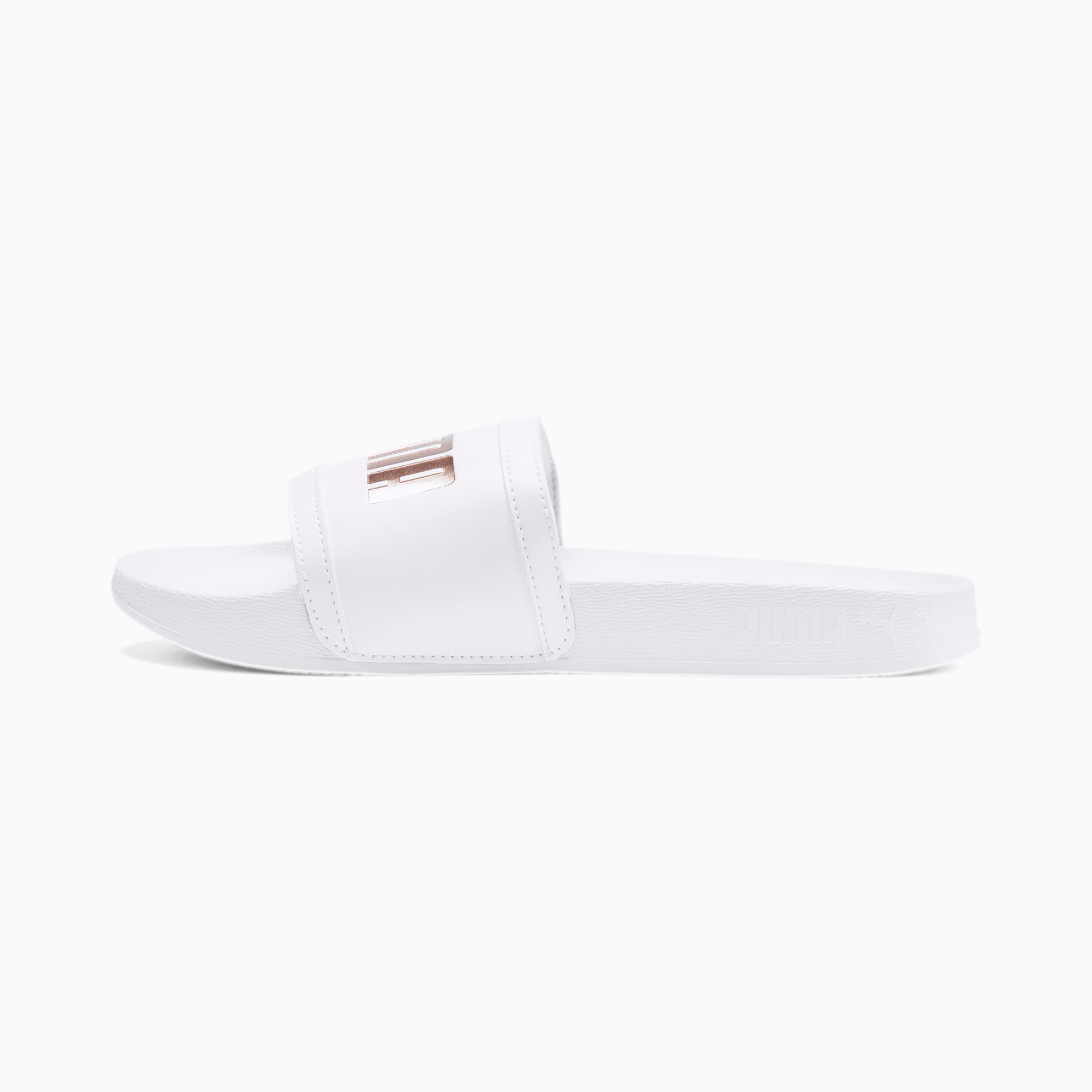 Leadcat FTR Logo Metal Women's Sandals, Puma White-Puma White, large-SEA