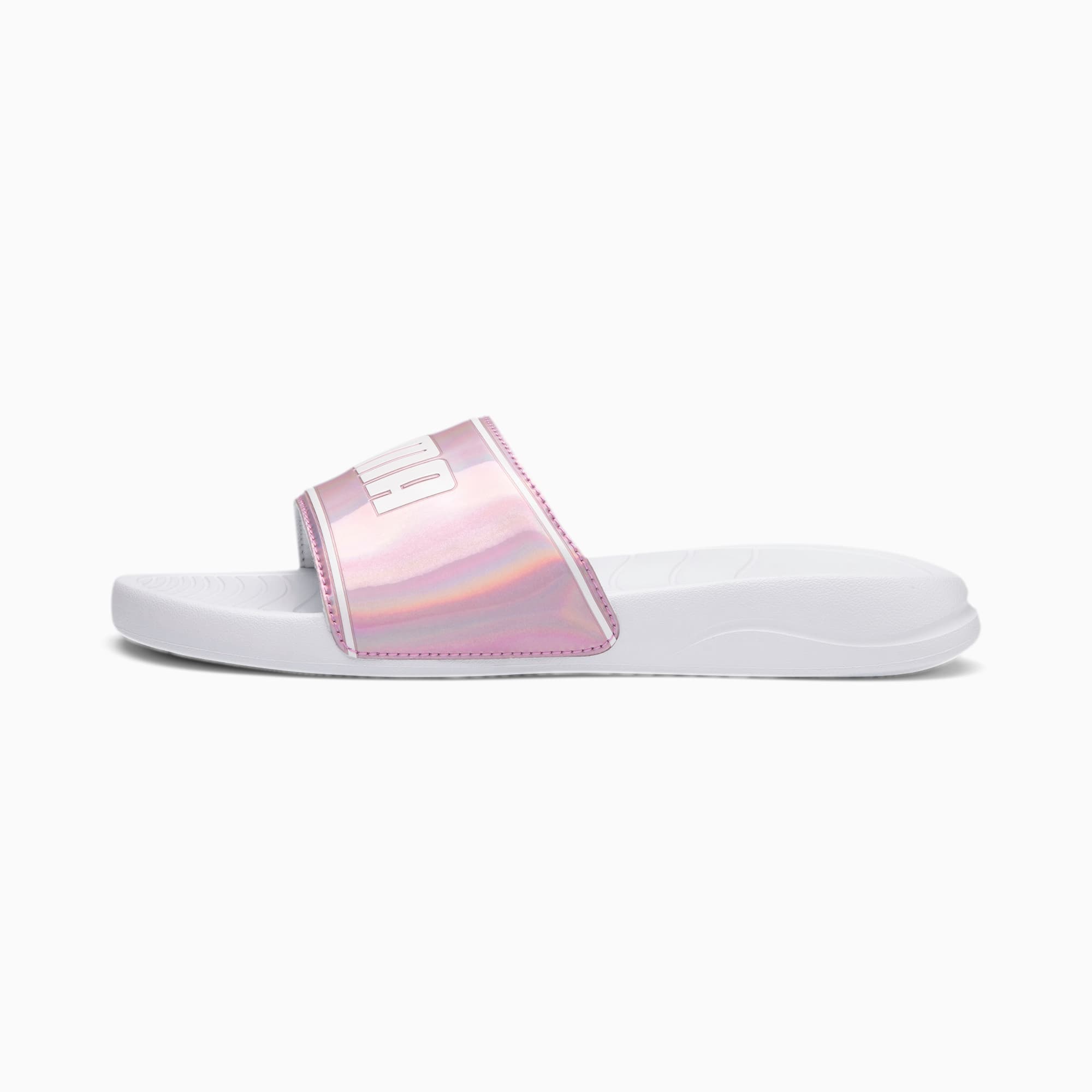 iridescent puma slides