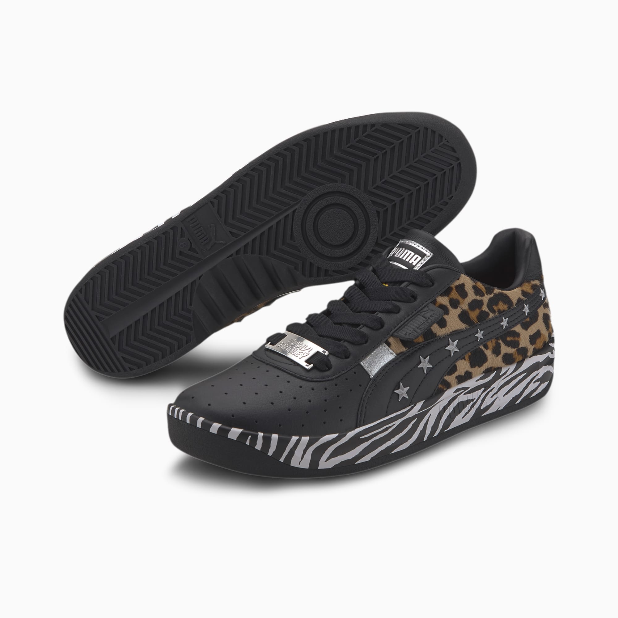 zebra print puma sneakers