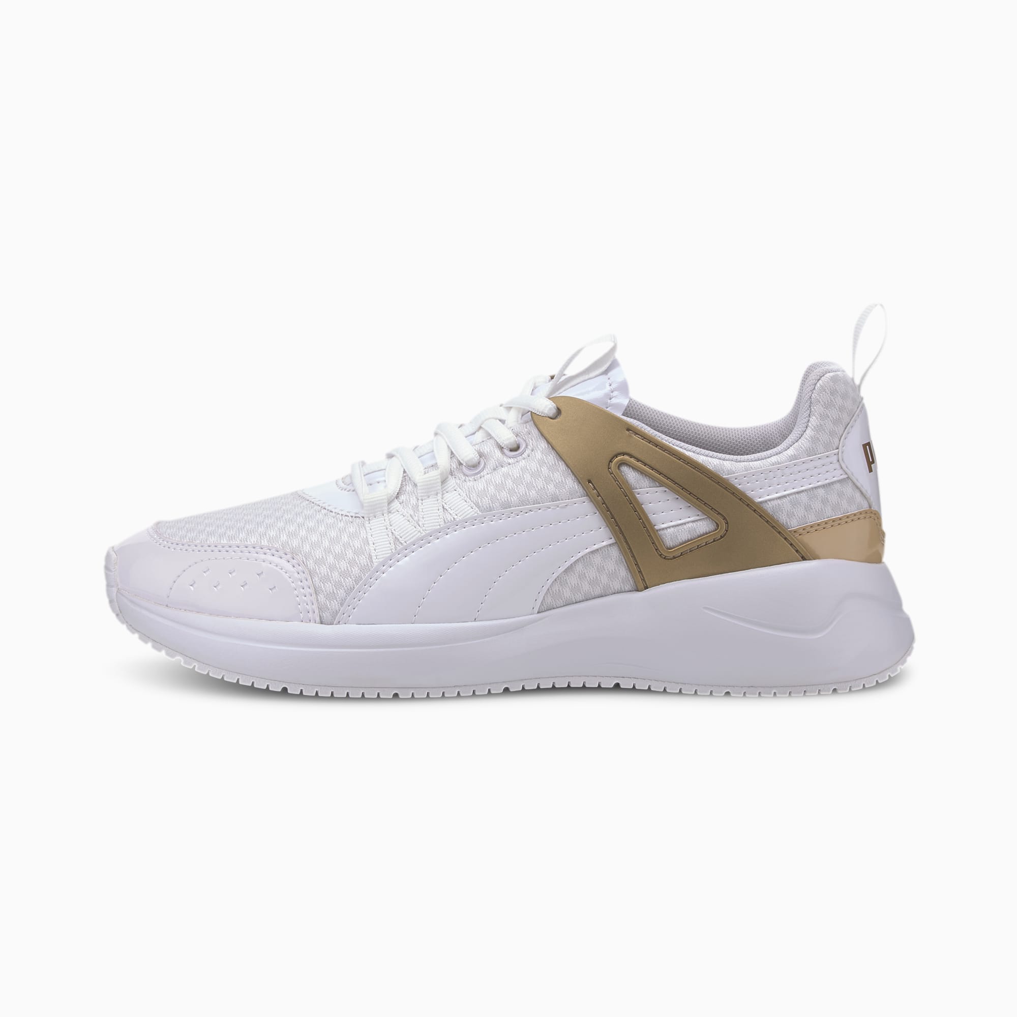 metallic trainers