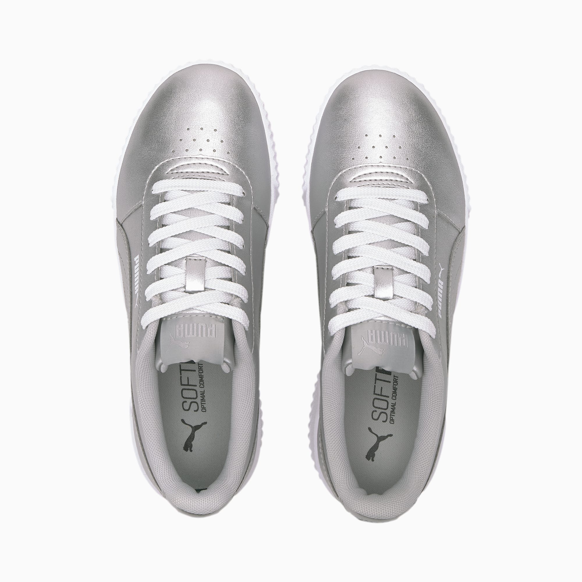puma carina metallic sneakers