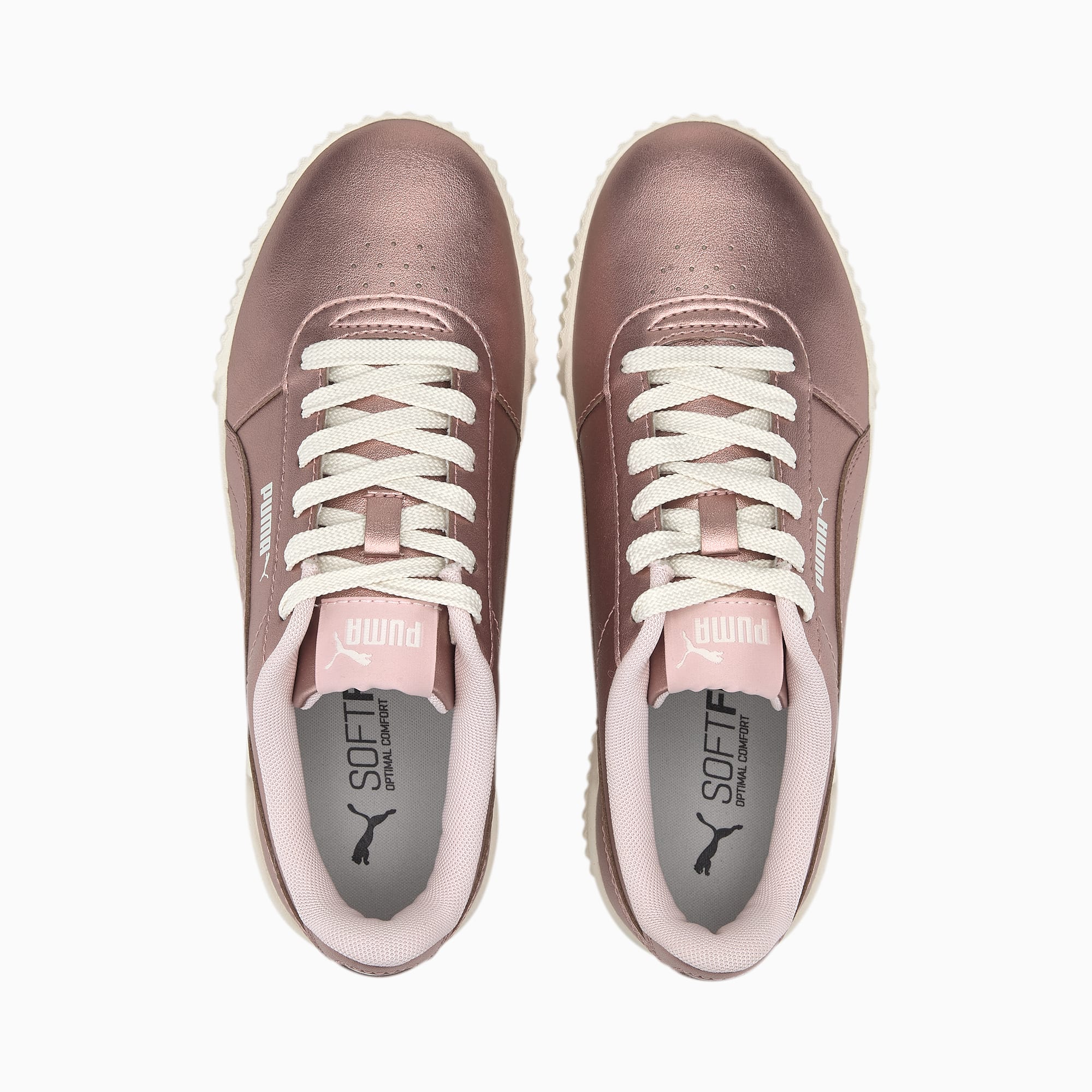 puma carina metallic sneakers