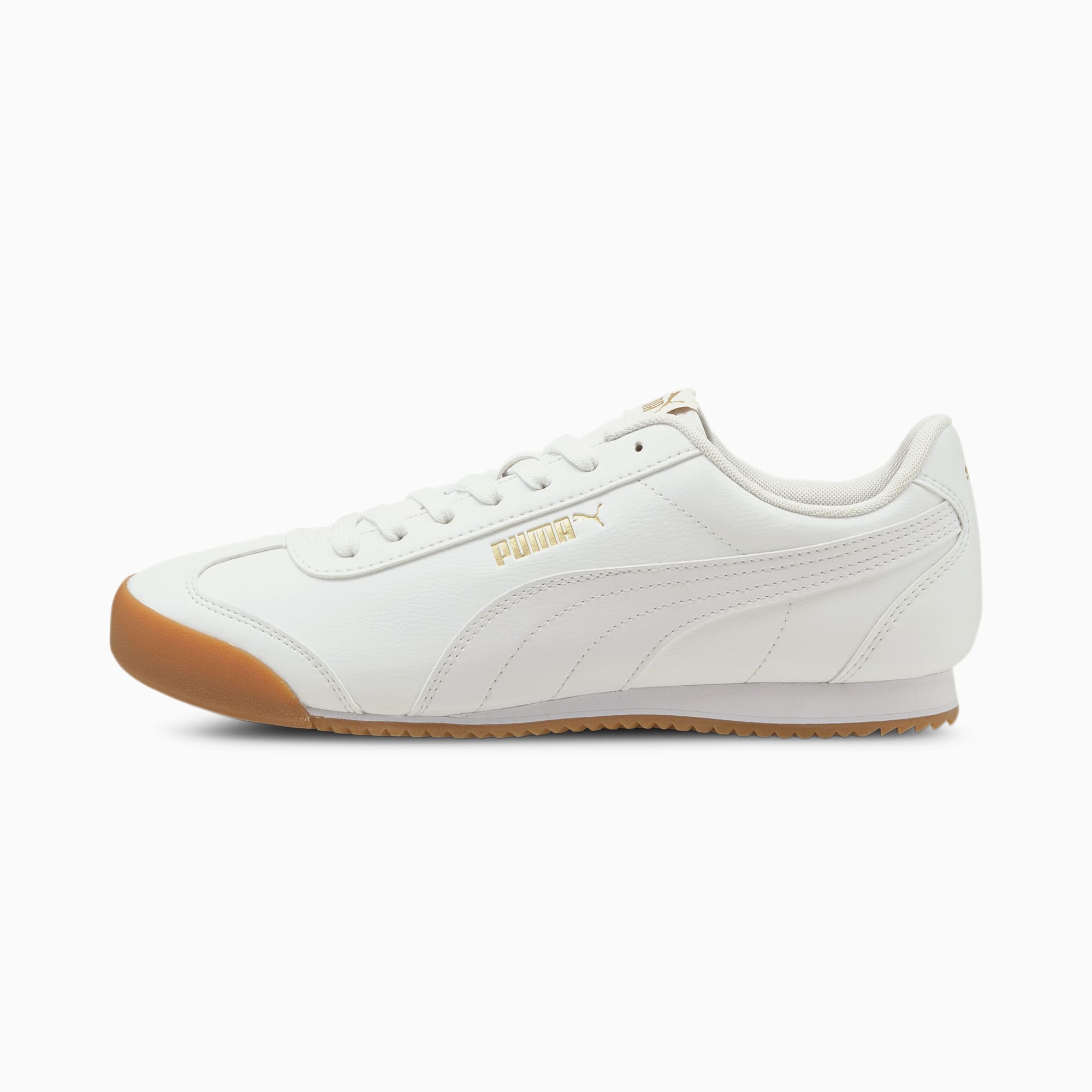 Puma white online trainer