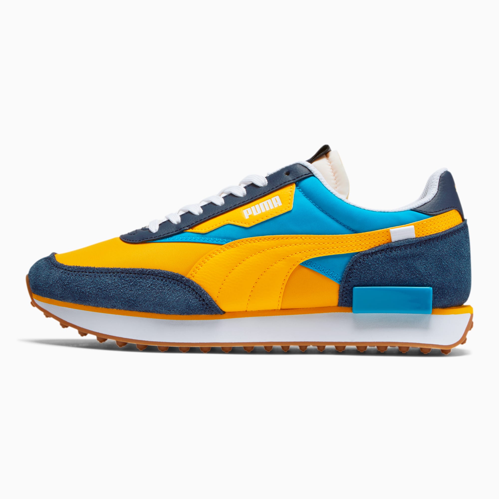 puma mens yellow sneakers