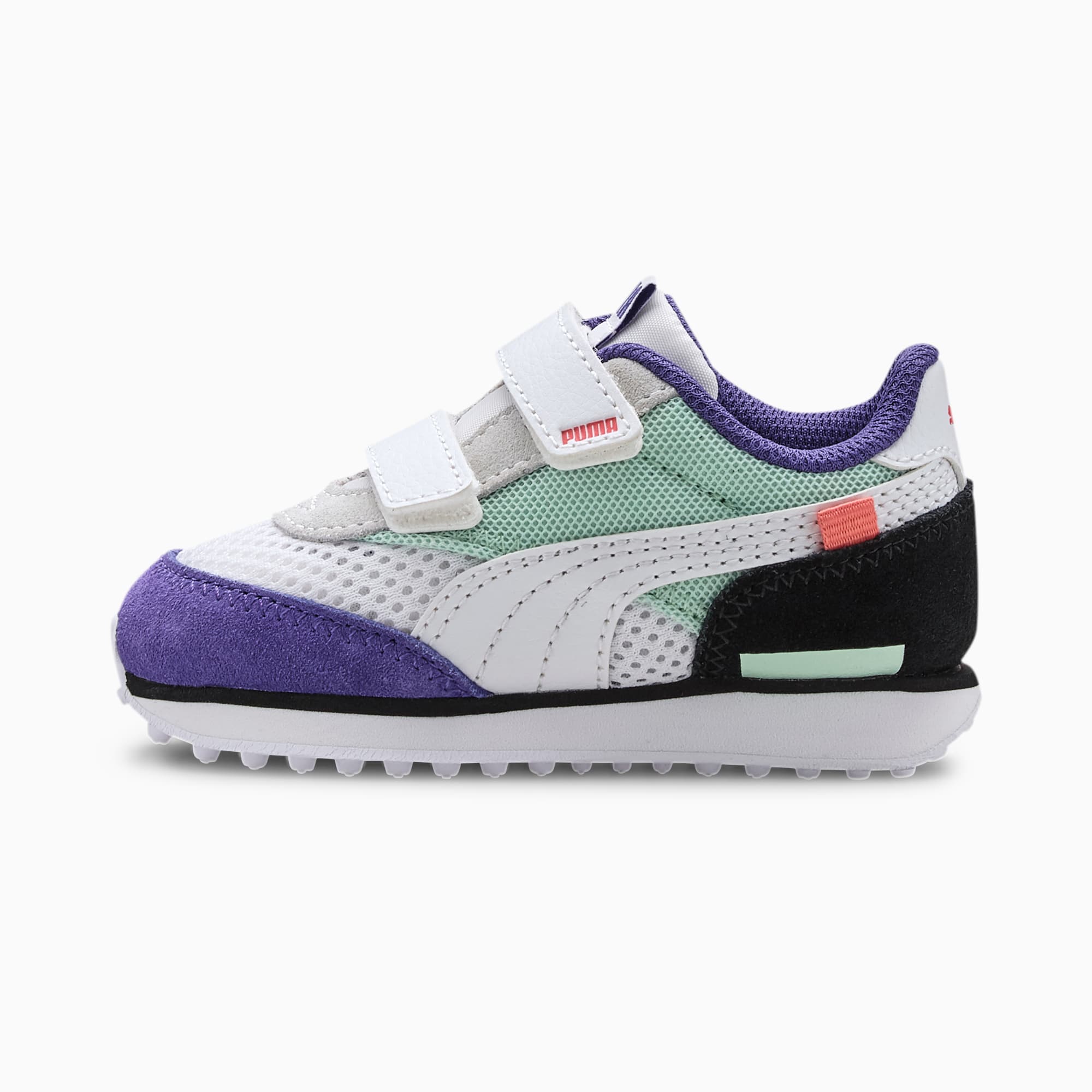 Puma white velcro trainers discount