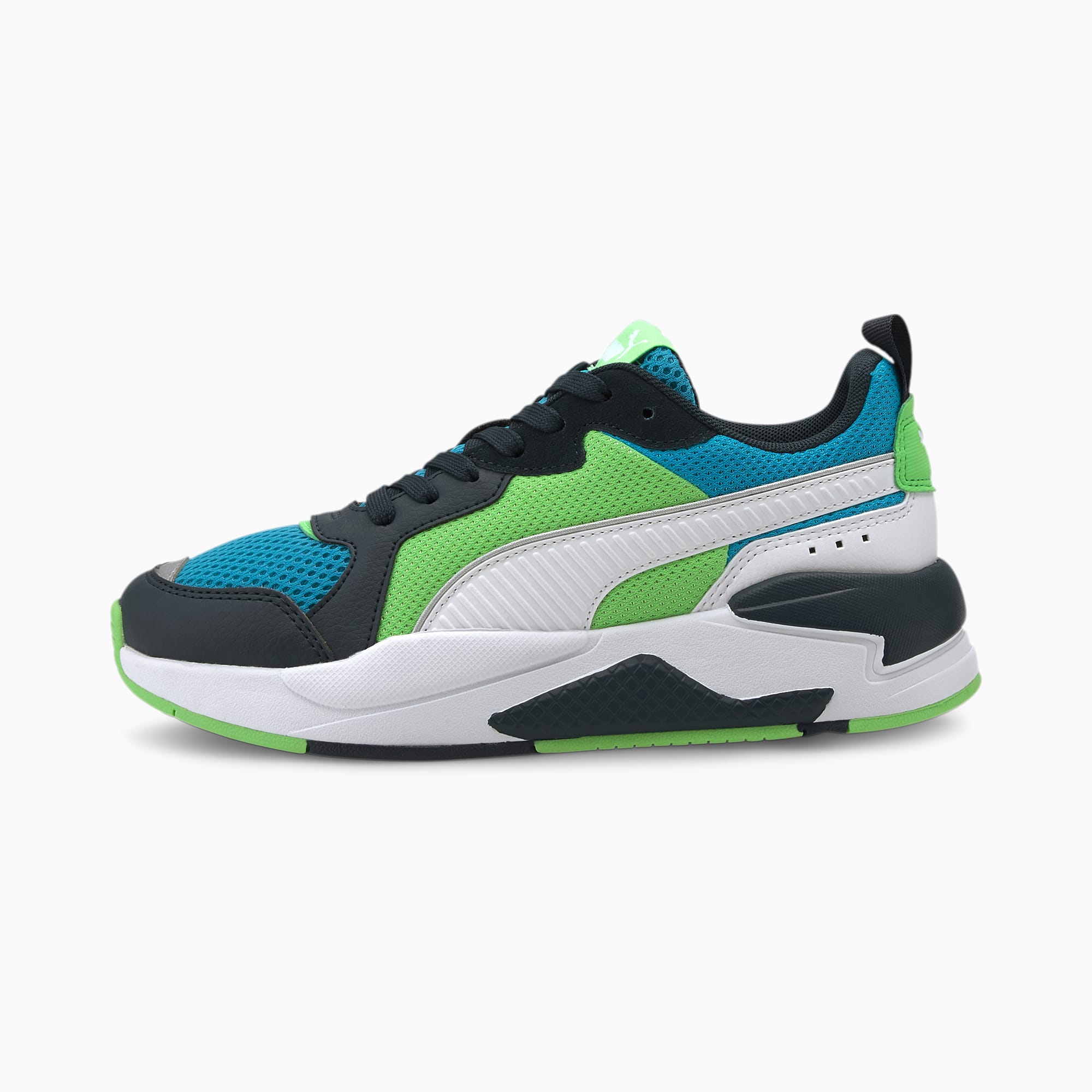 green puma trainers
