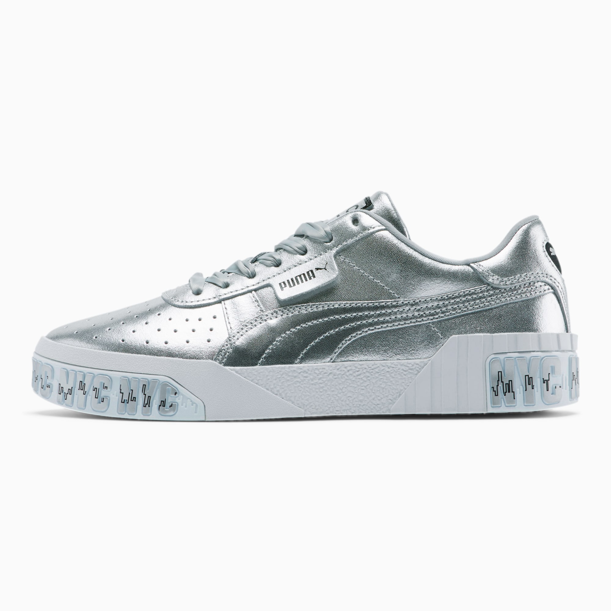 puma silver sneakers