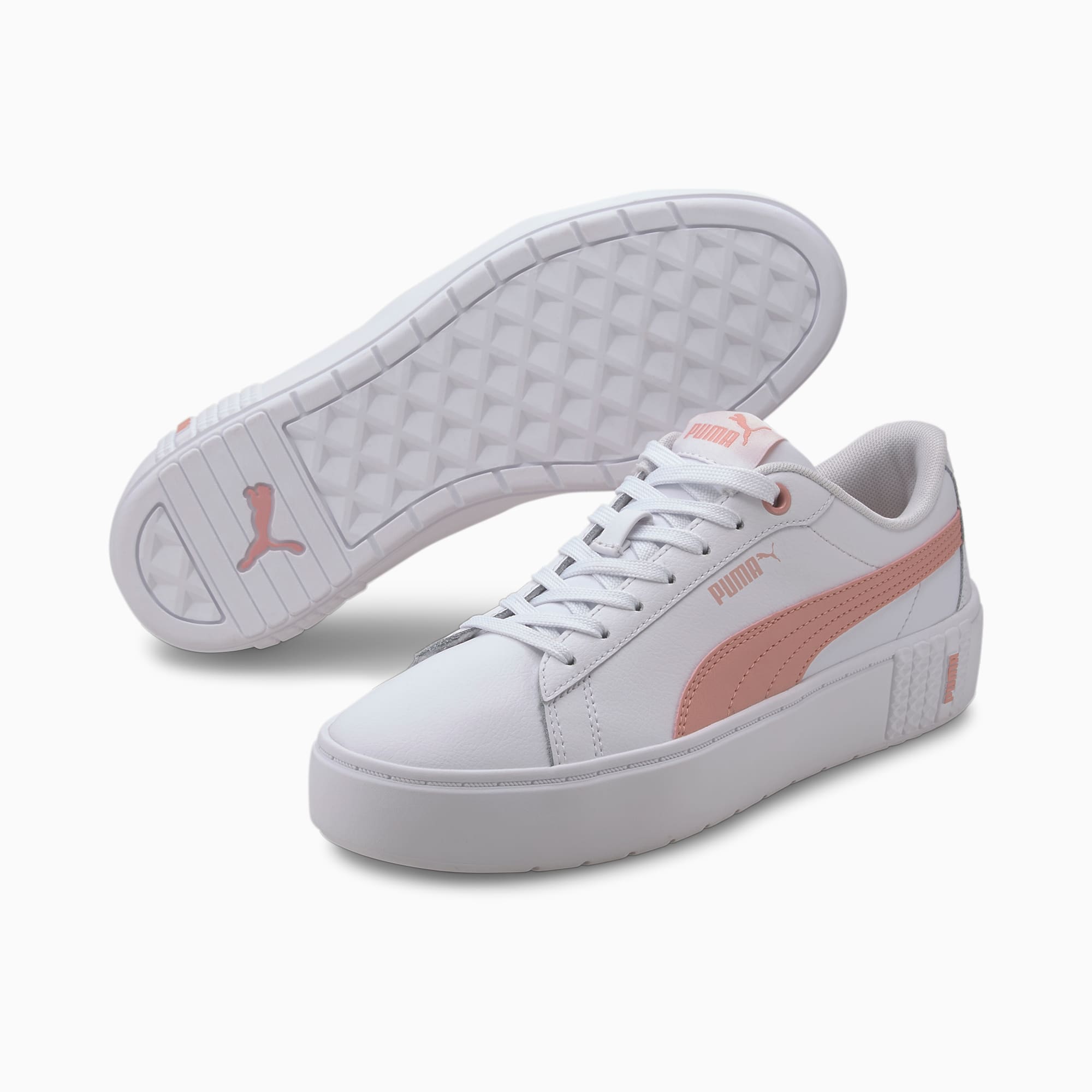  PUMA Zapatos deportivos Smash Platform para mujer