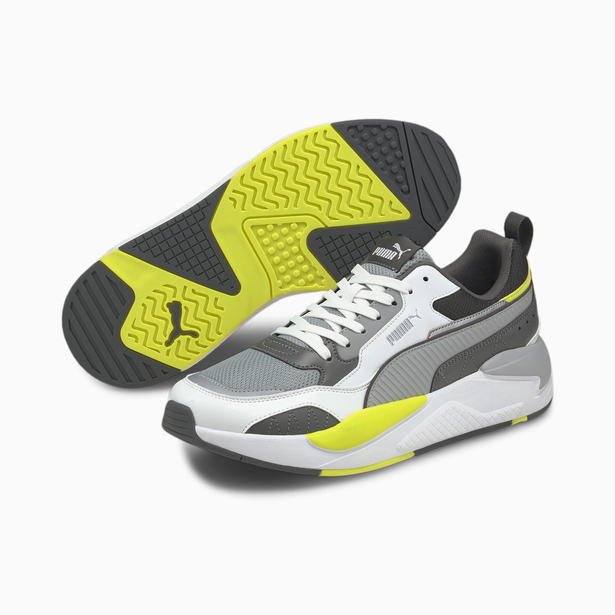 X-Ray 2 Square Trainers, Dark Shadow-Quarry-Puma White-Nrgy Yellow, large
