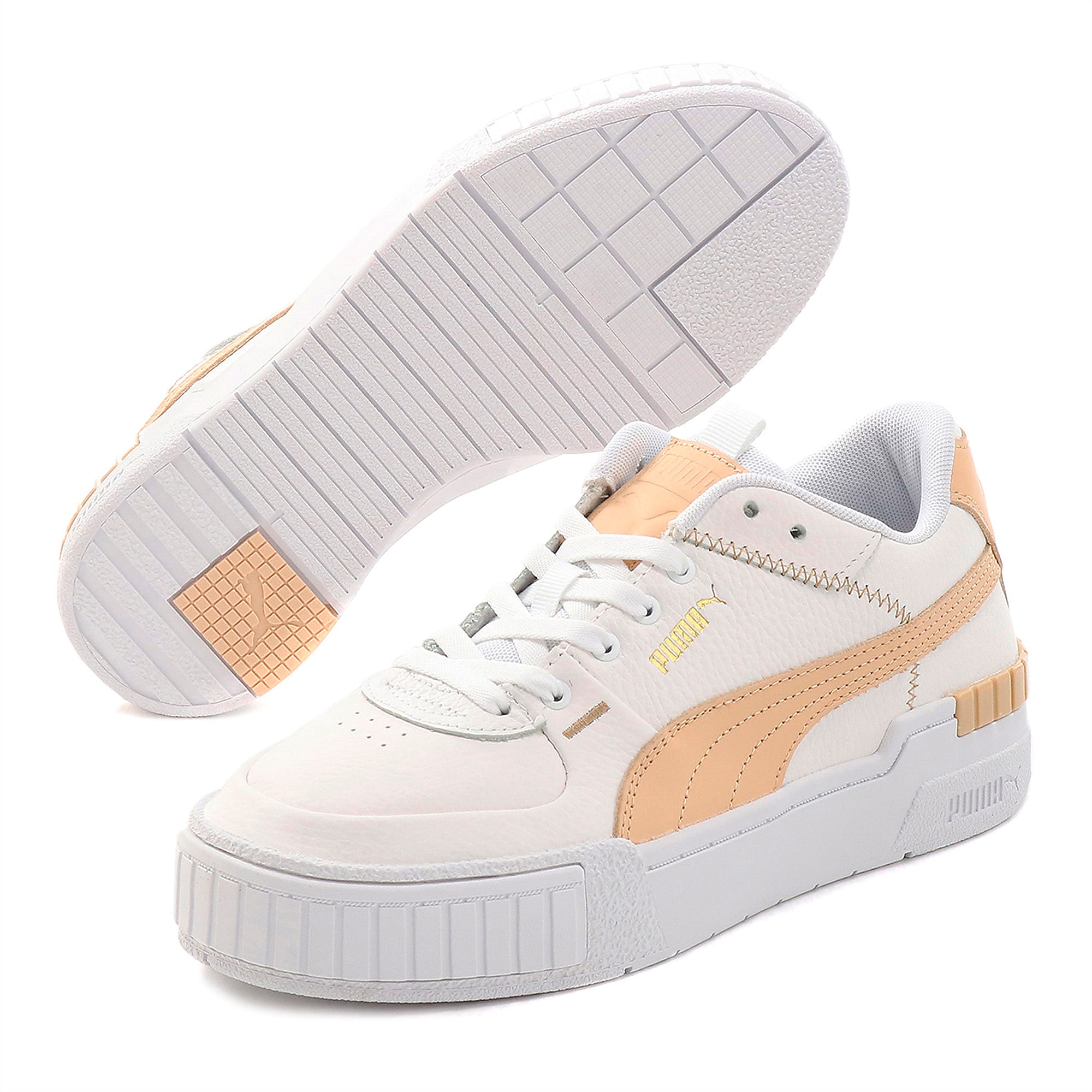 puma cali sport chunky trainers in pastel