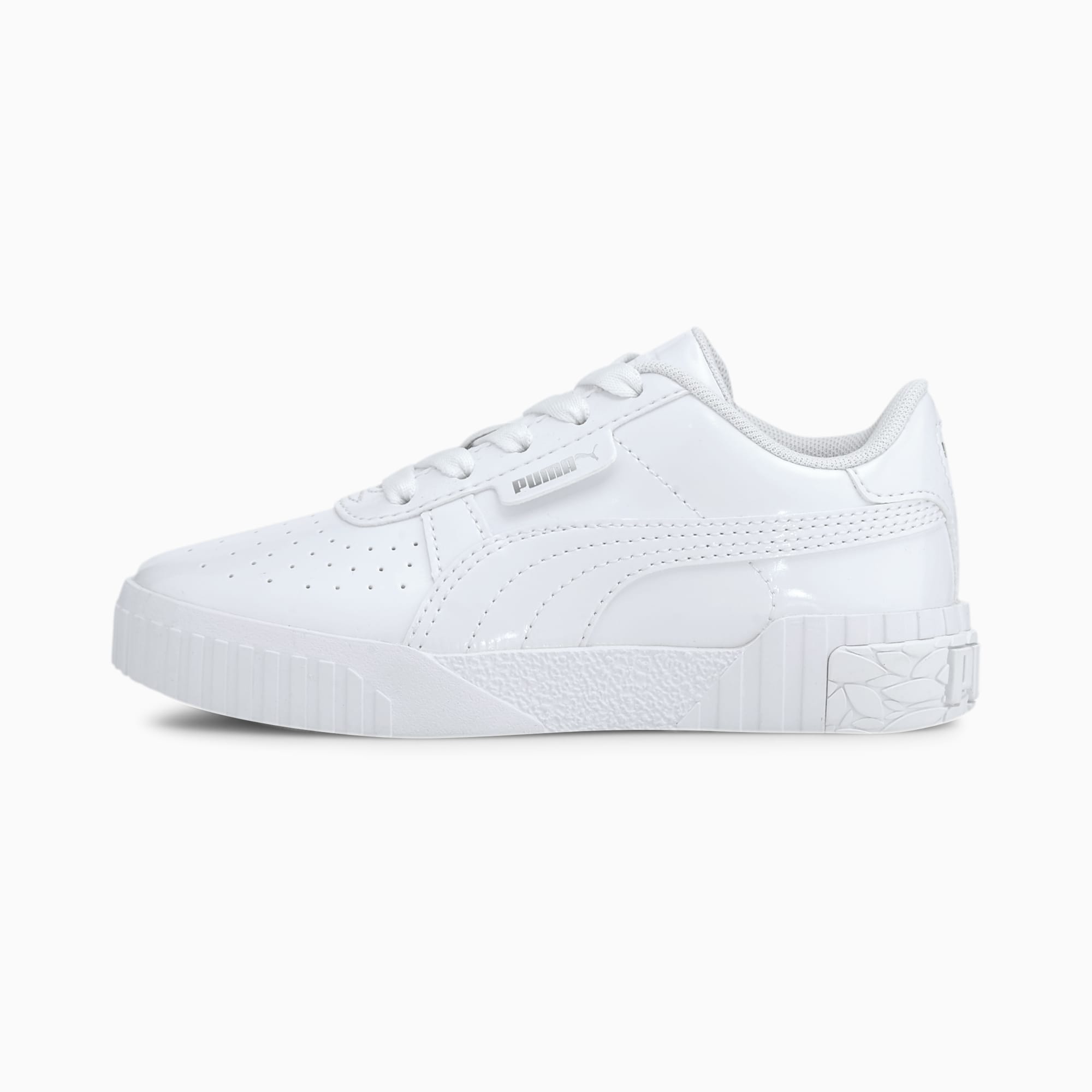 puma cali patent white