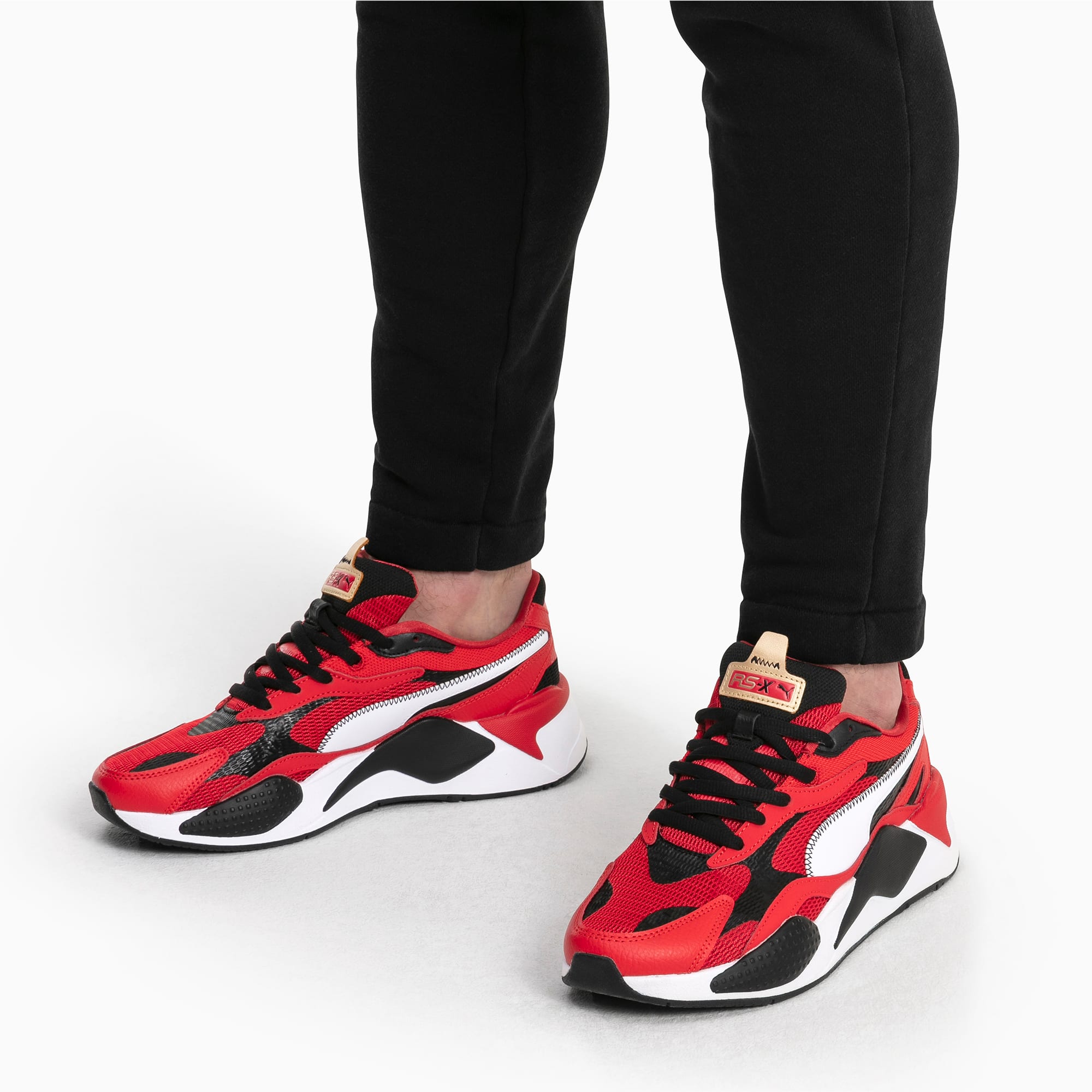 puma rs black red