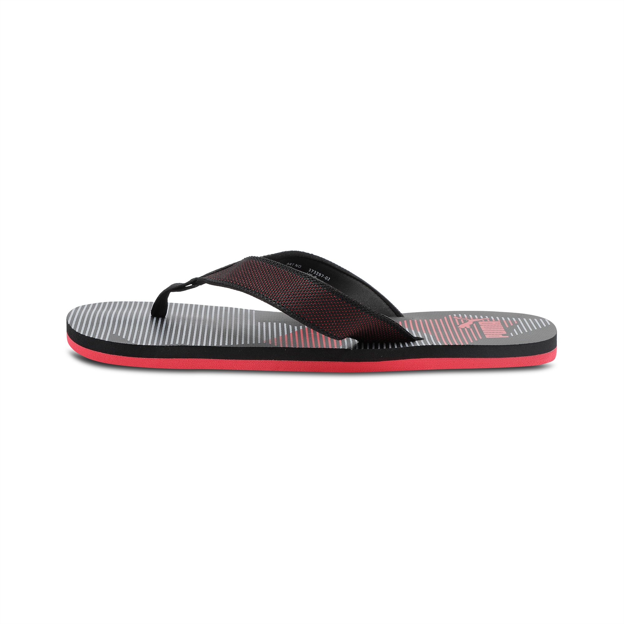 puma men black flipflop