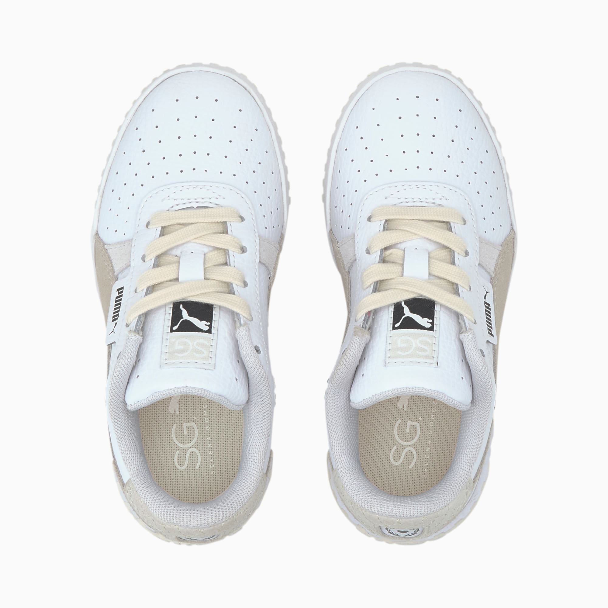 sg x puma cali leather suede women's sneakers