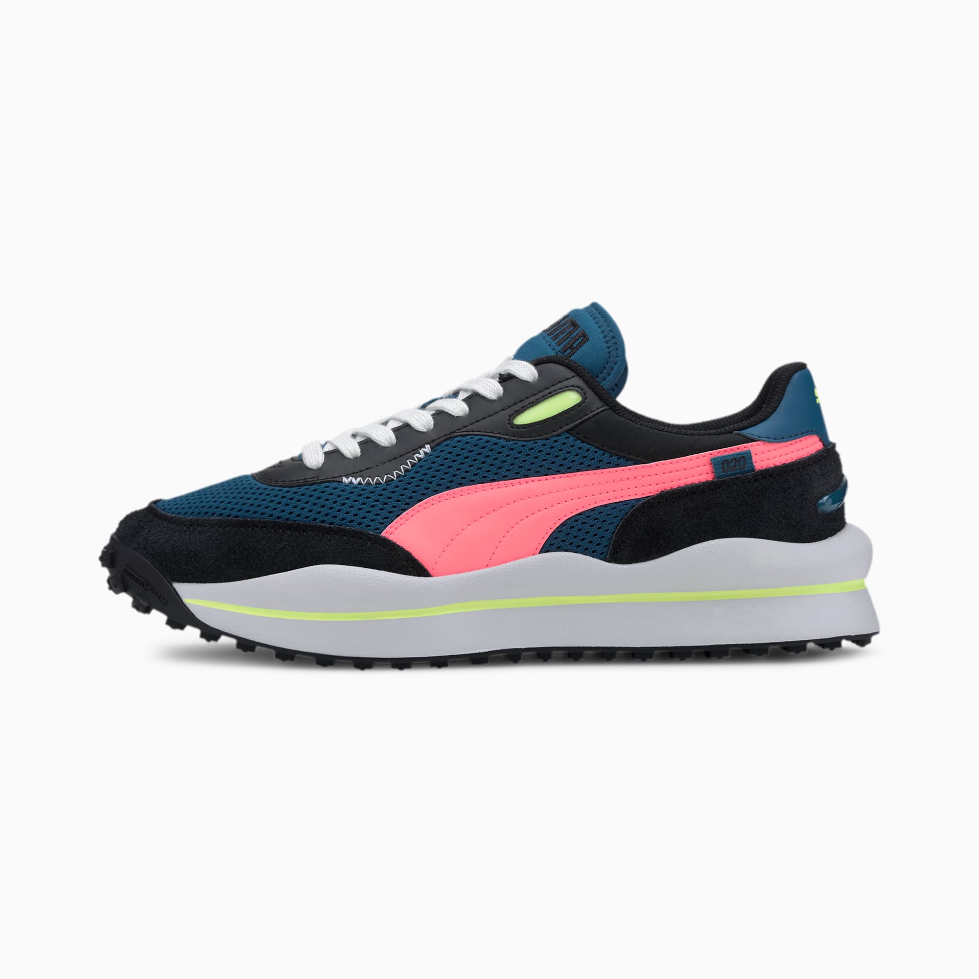 Puma公式 スタイル ライダー ネオ アーカイブ スニーカー 男女兼用 ローカット Digi Blue Puma Black プーマ メンズ スニーカー プーマ