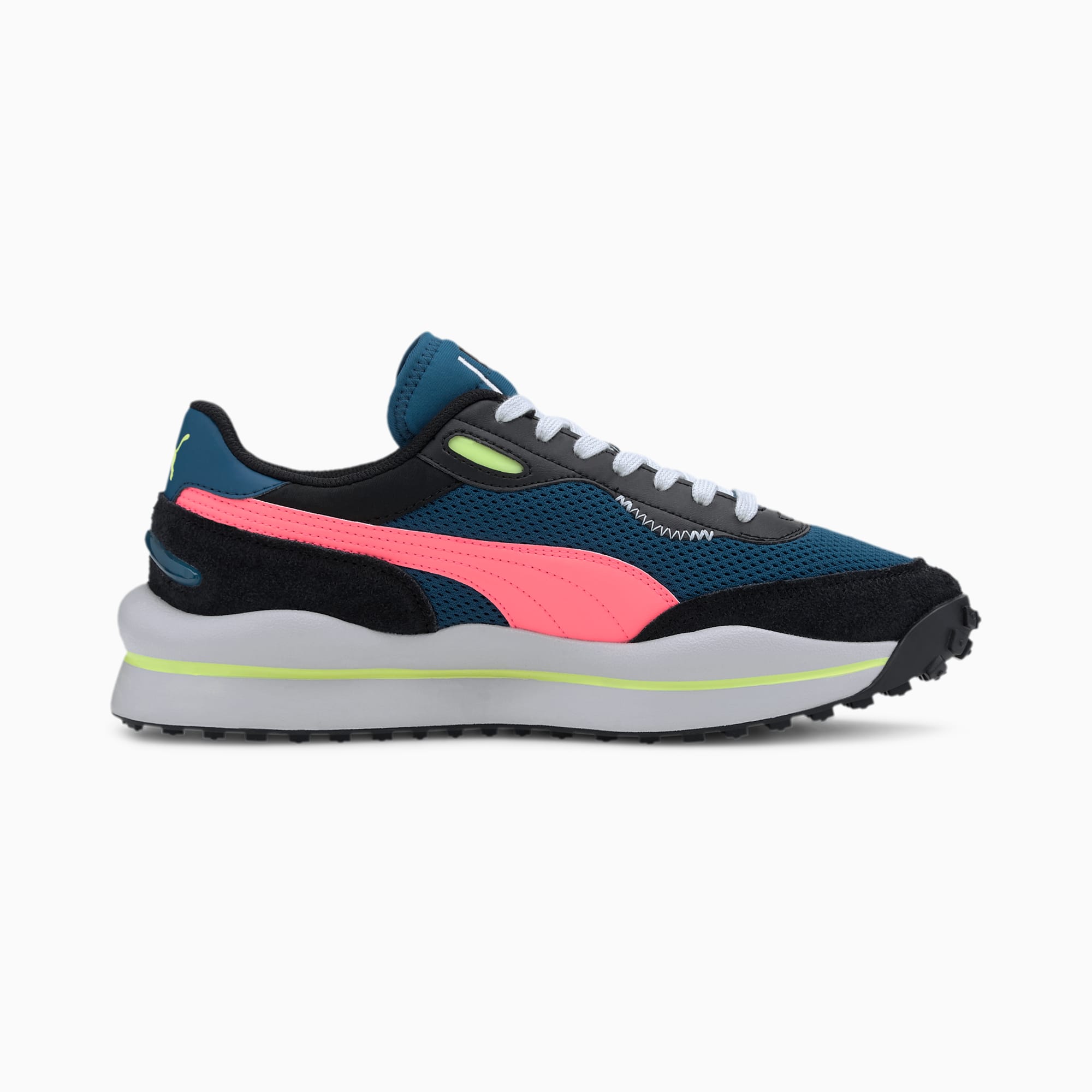 Puma公式 スタイル ライダー ネオ アーカイブ スニーカー 男女兼用 ローカット Digi Blue Puma Black プーマ メンズ スニーカー プーマ