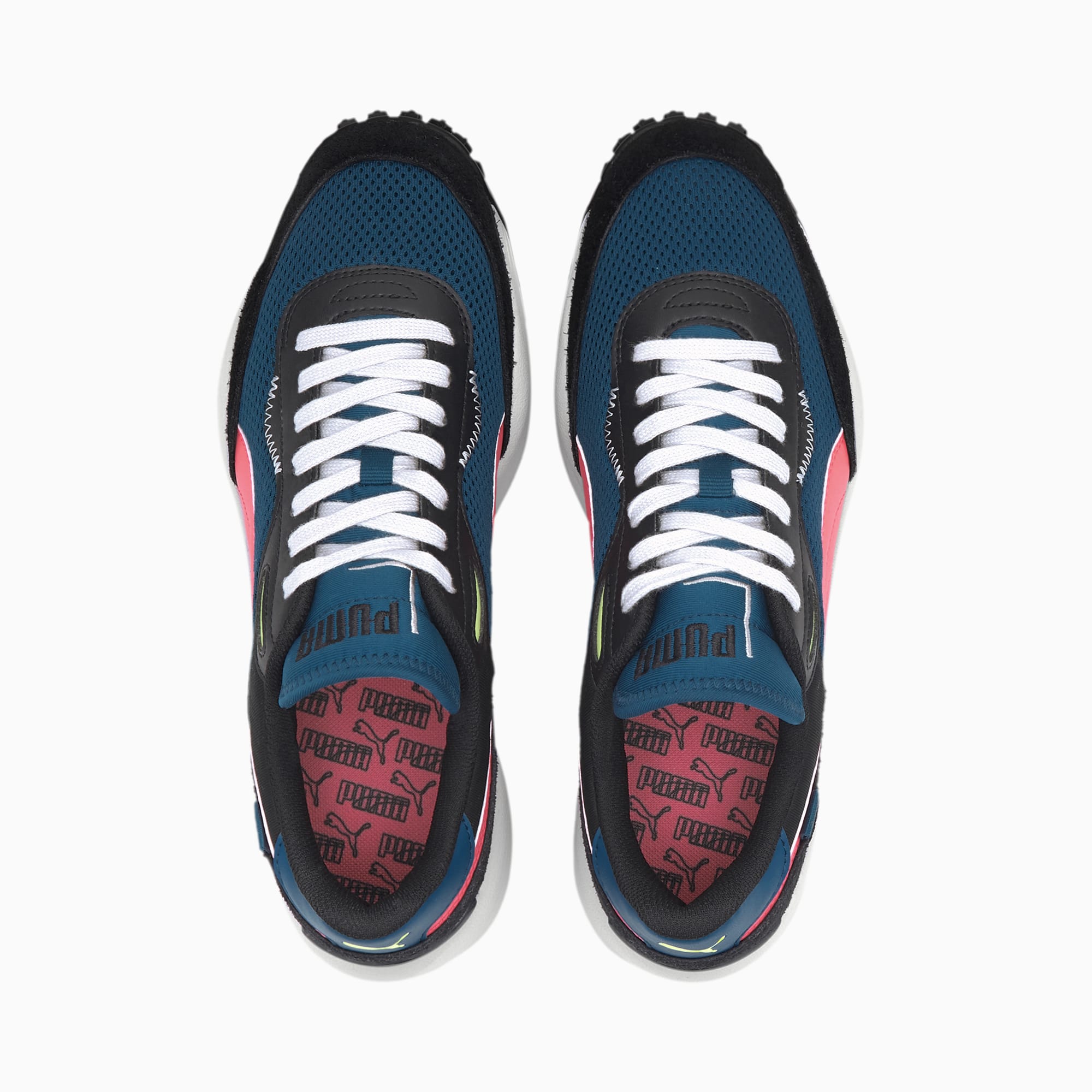 Puma公式 スタイル ライダー ネオ アーカイブ スニーカー 男女兼用 ローカット Digi Blue Puma Black プーマ メンズ スニーカー プーマ