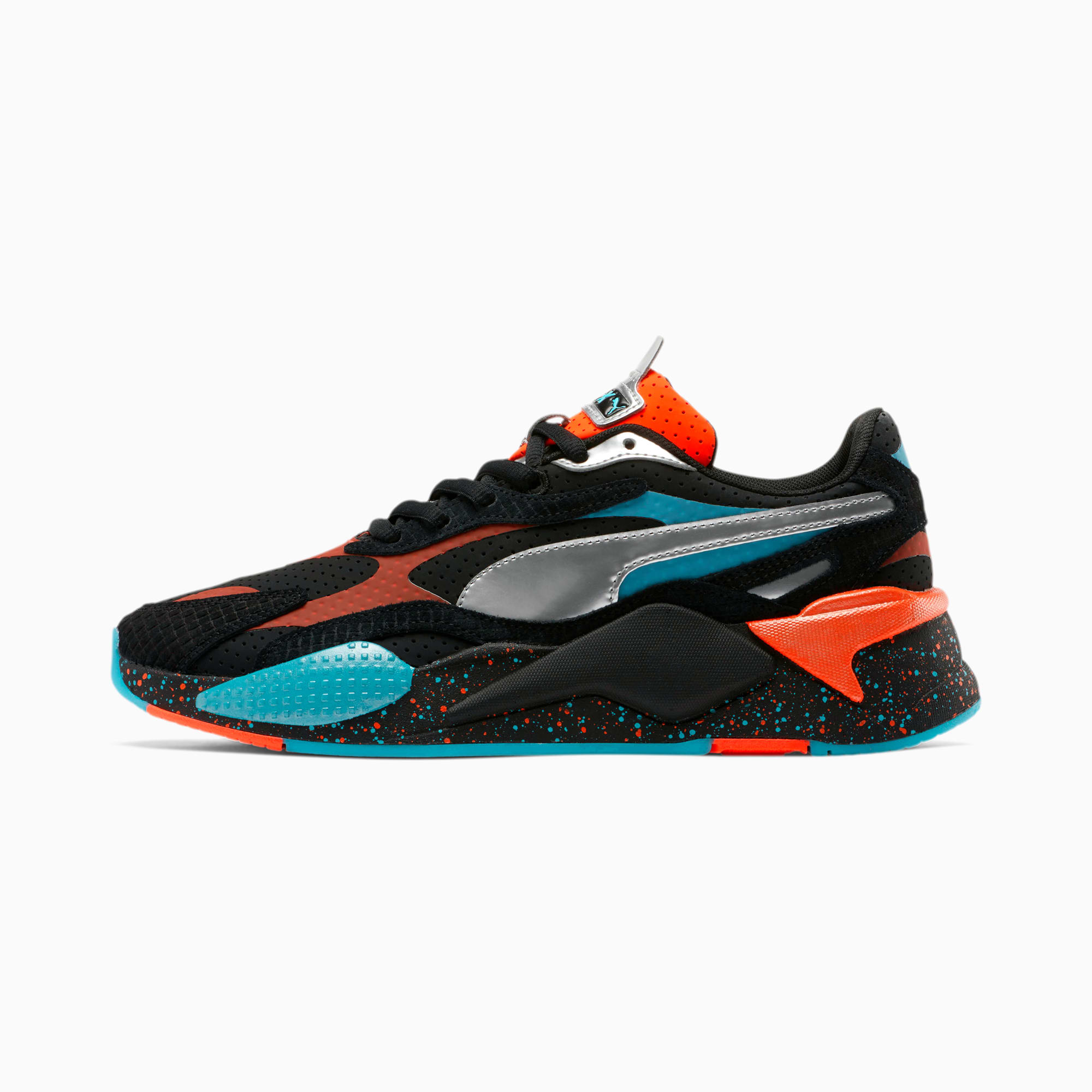 puma blue and orange sneakers