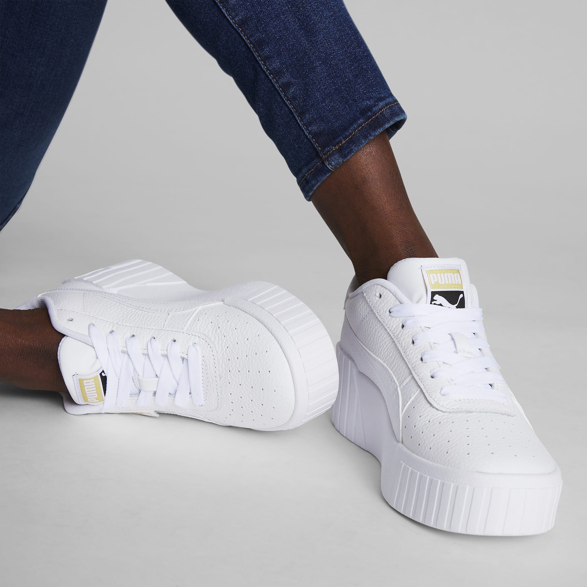 Puma Caroline Stripe Ts Wedge Sneakers, $70, Puma