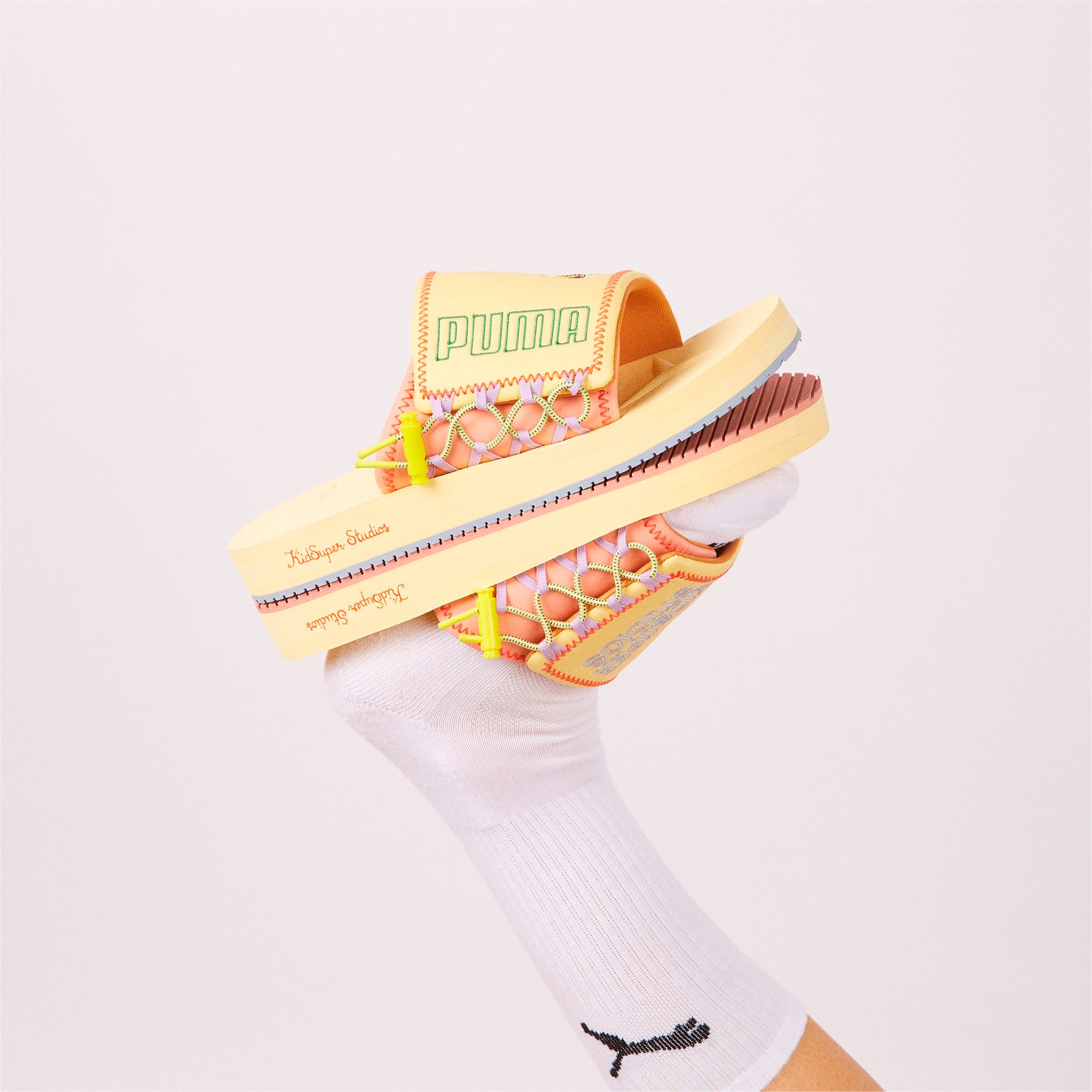 puma kidsuper slides