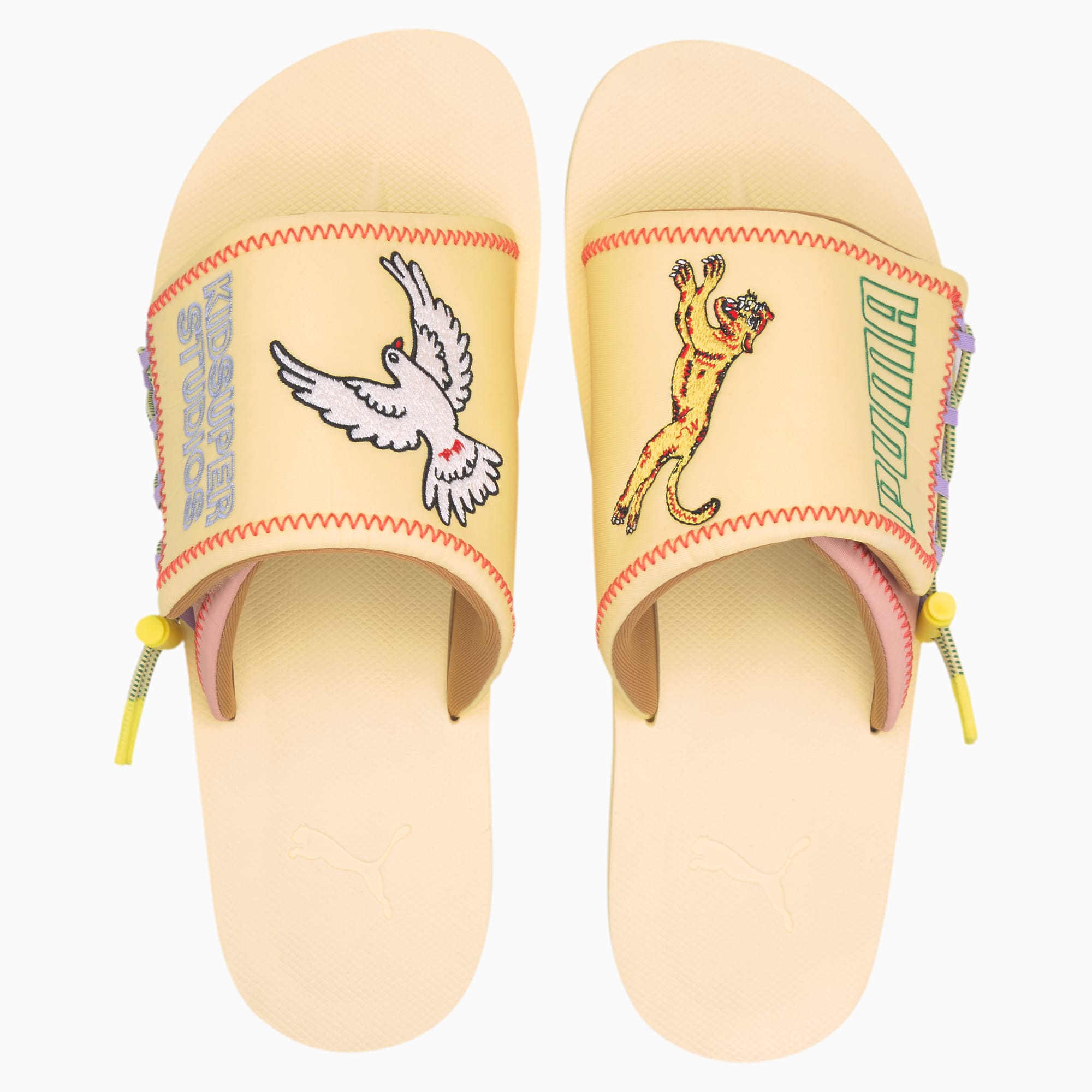 Kids puma sliders deals