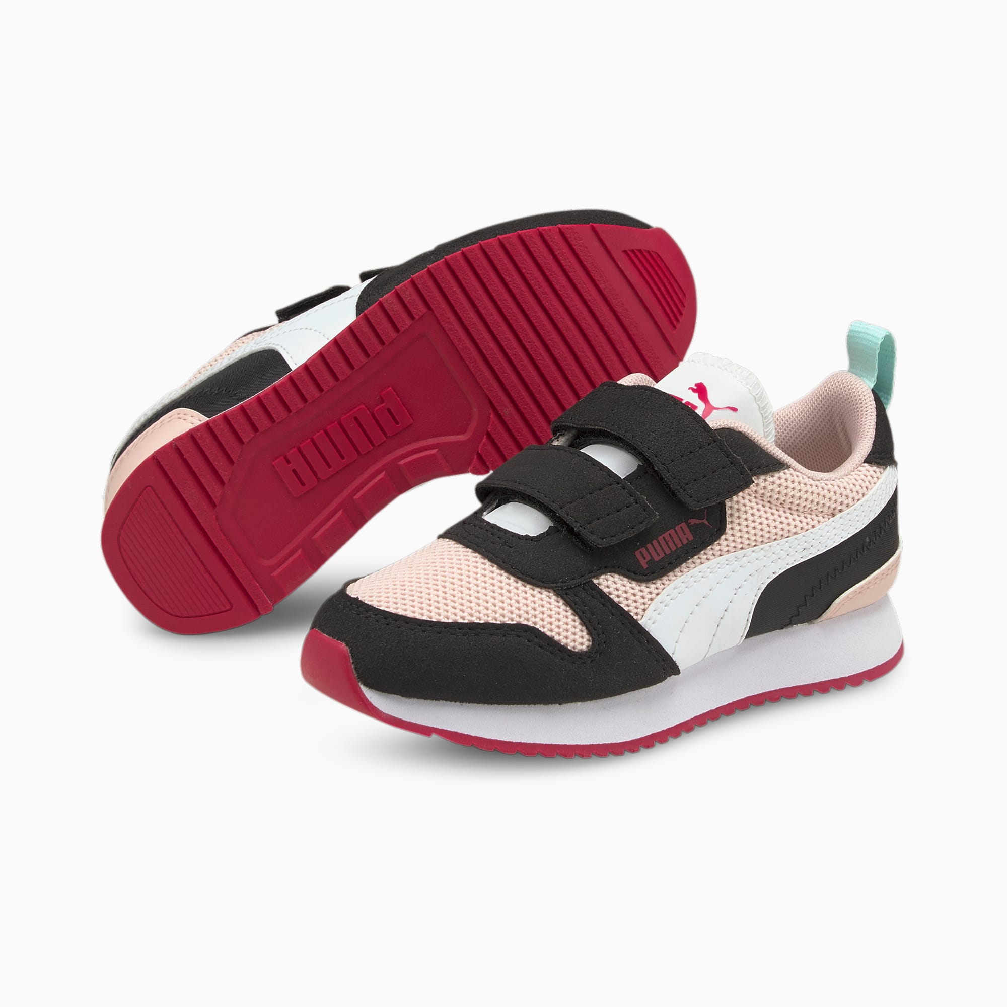 Zapatillas R78 para niños, Lotus-Puma White-Puma Black, large