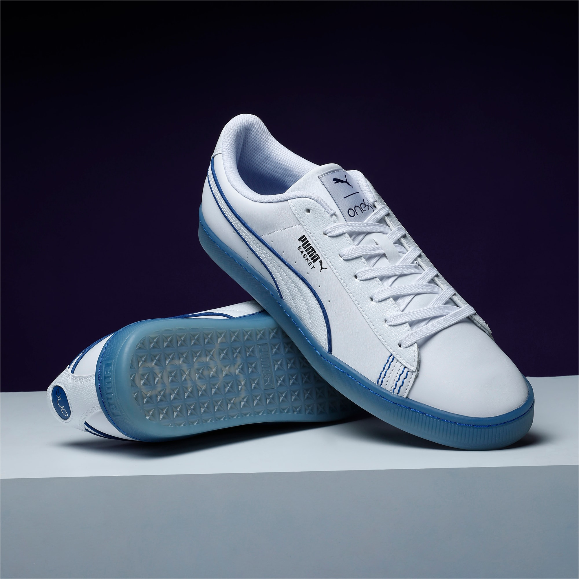puma basket one 8 white